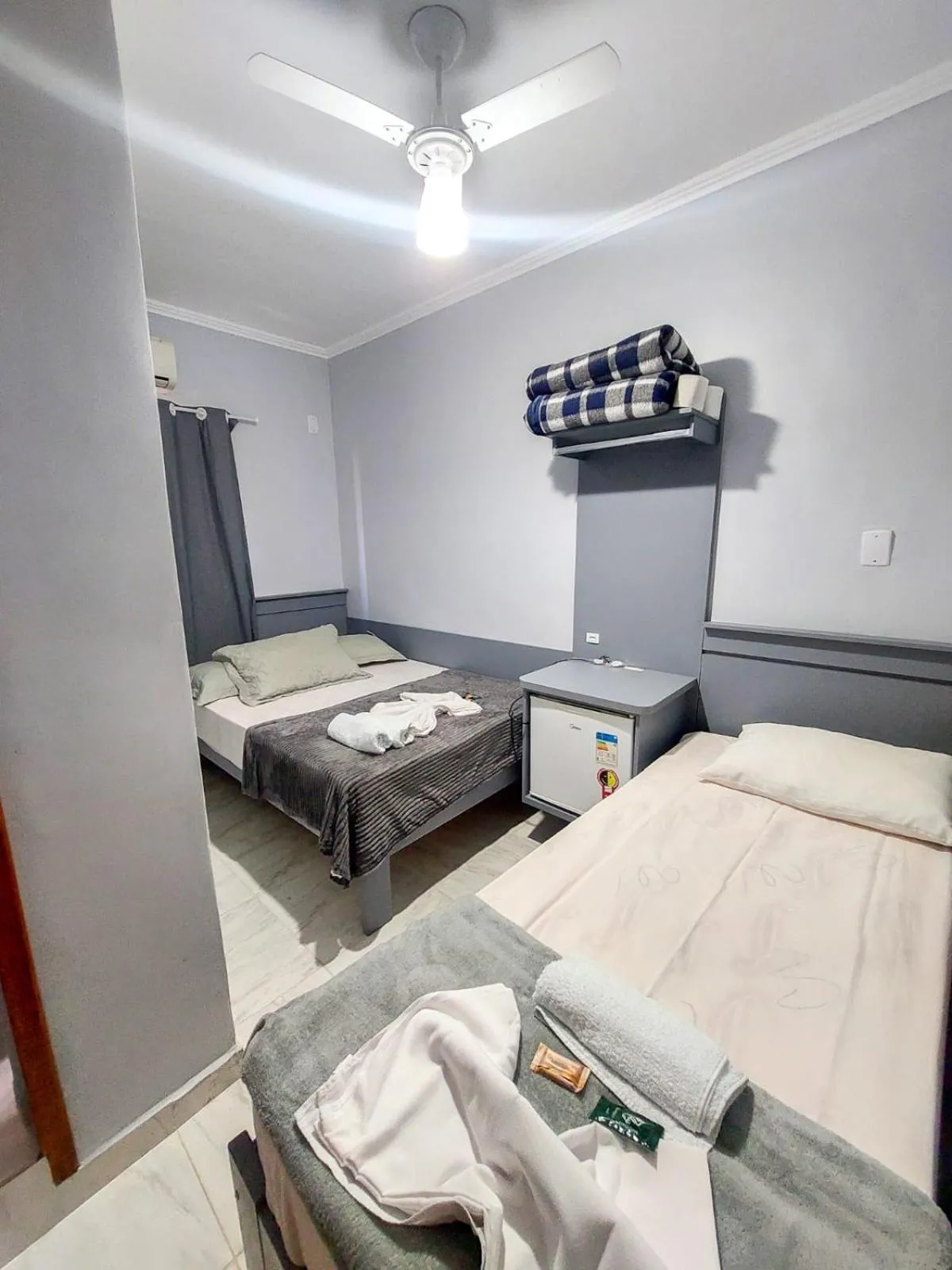 Bed in Pousada Parada Da Fé