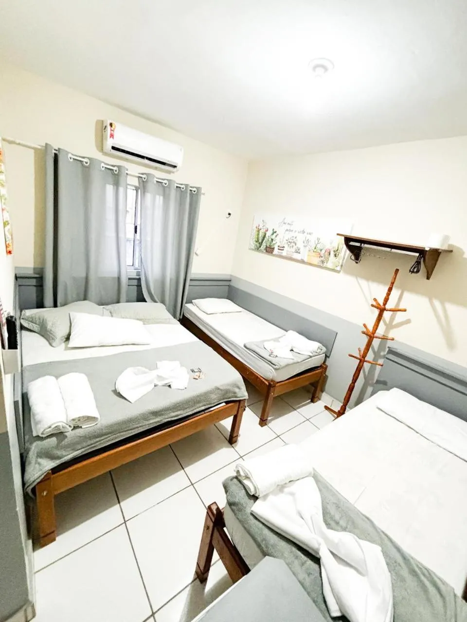 Bed in Pousada Parada Da Fé