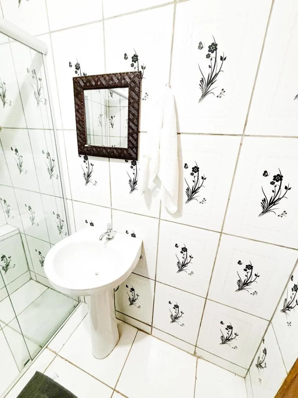 Bathroom in Pousada Parada Da Fé