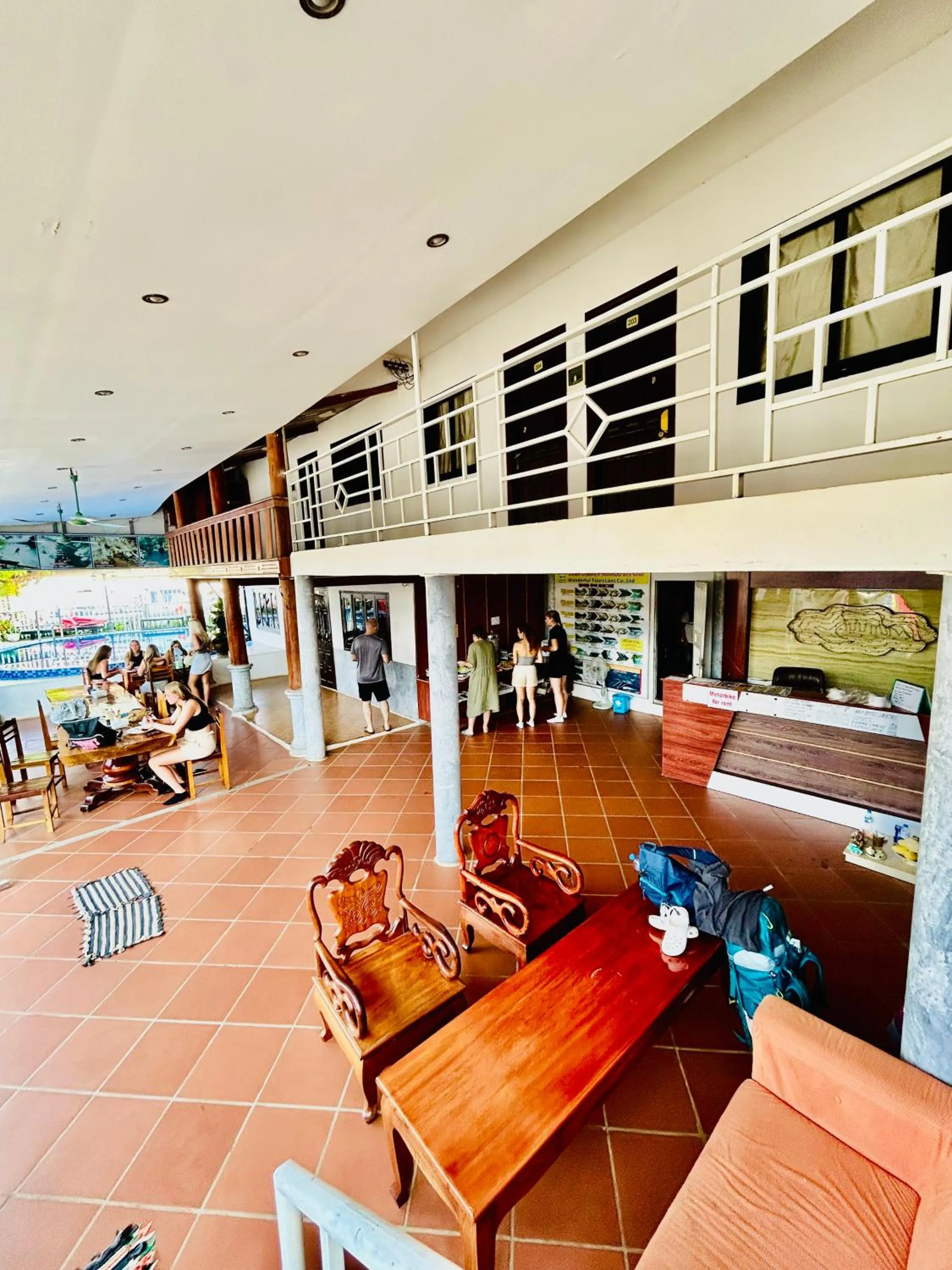 Lobby or reception in Vang Vieng Sky Mountain View Hotel