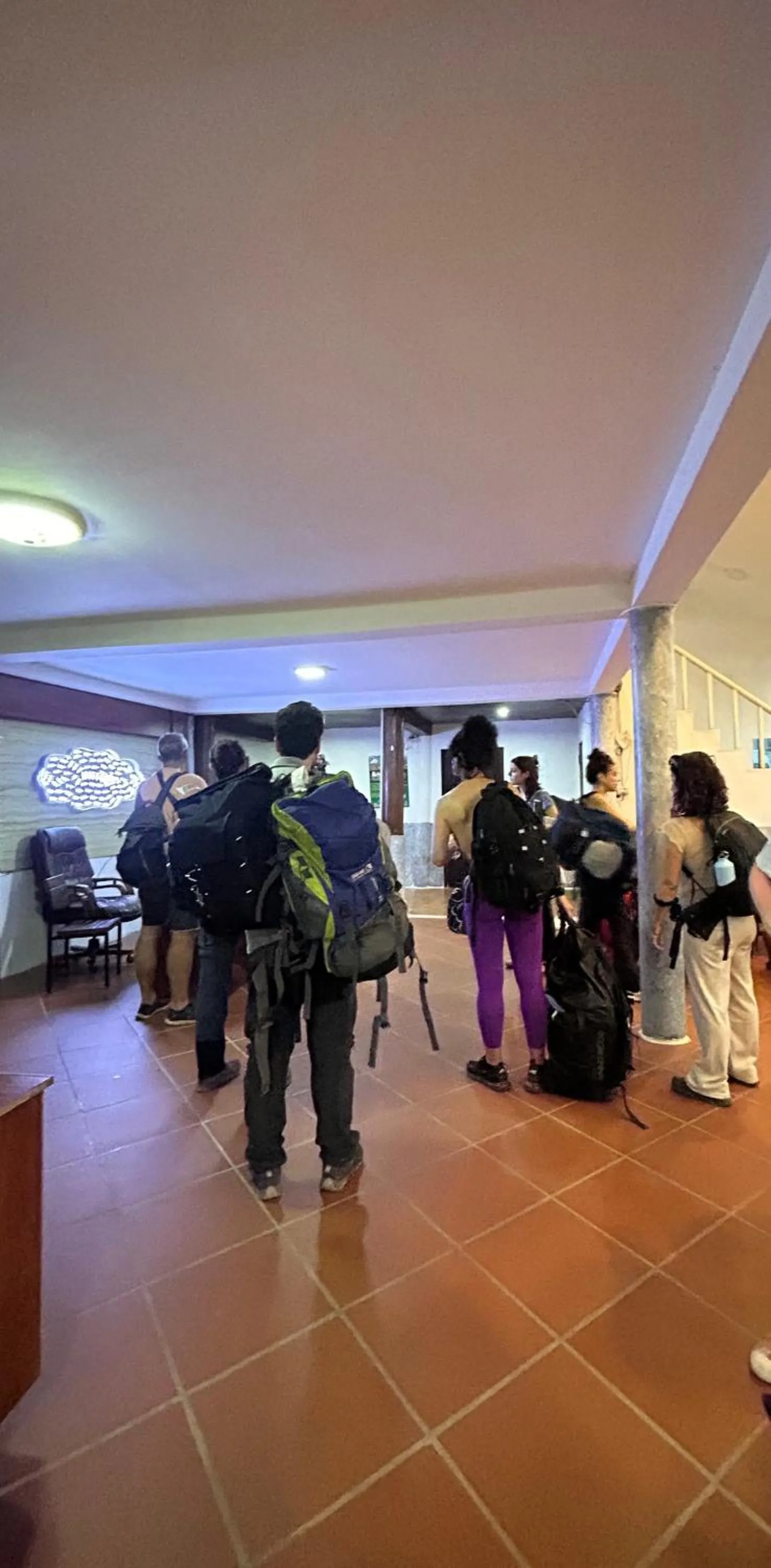 group of guests in Vang Vieng Sky Mountain View Hotel