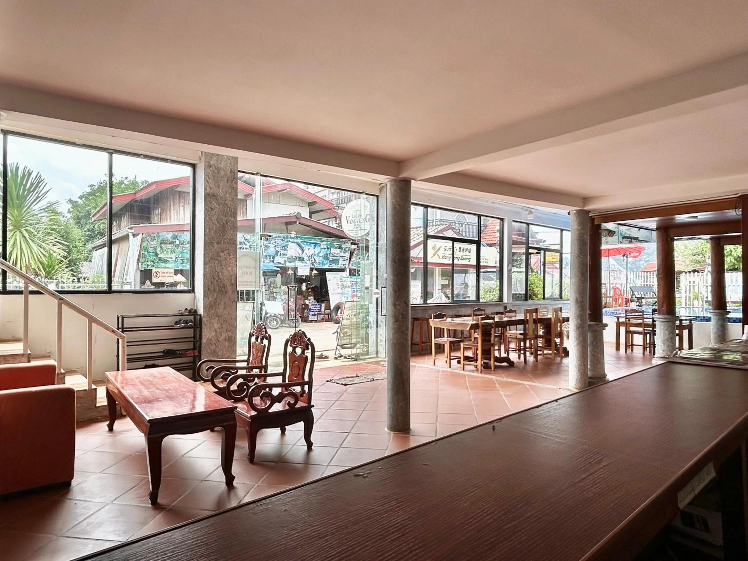 Seating area in Vang Vieng Sky Mountain View Hotel