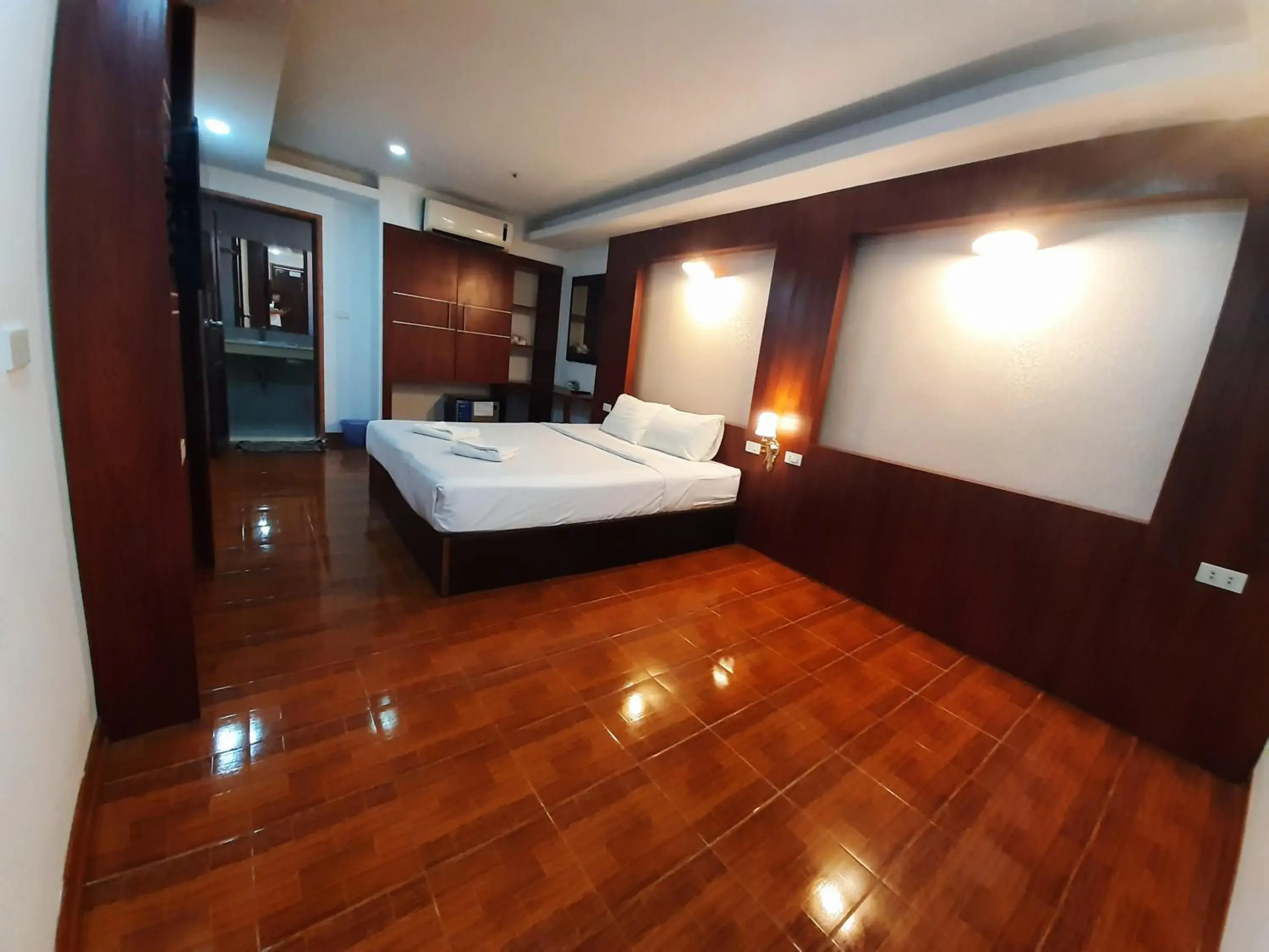 Photo of the whole room, Bed in Vang Vieng Sky Mountain View Hotel Photo of the whole room, Bed in Vang Vieng Sky Mountain View Hotel