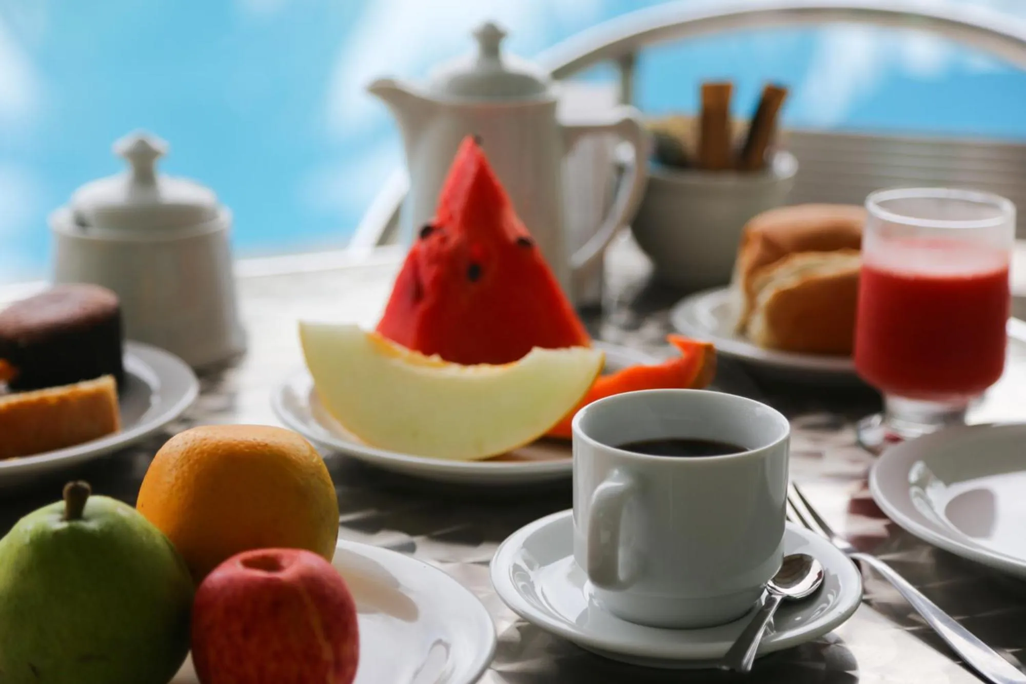 Pool view in Xingu Praia Hotel