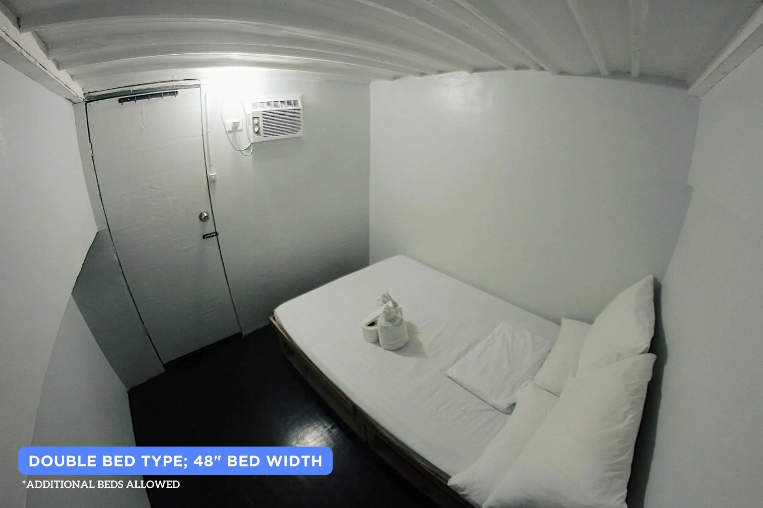 Bed in Dickem's Transient House