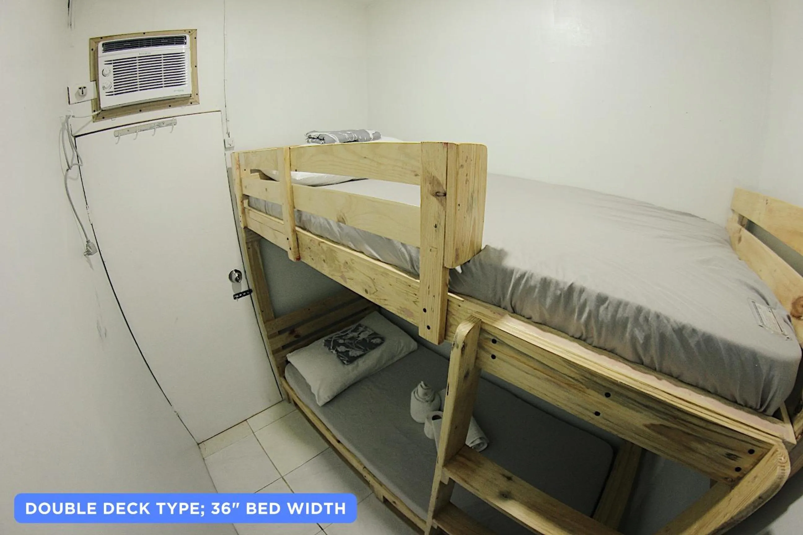 Bed in Dickem's Transient House