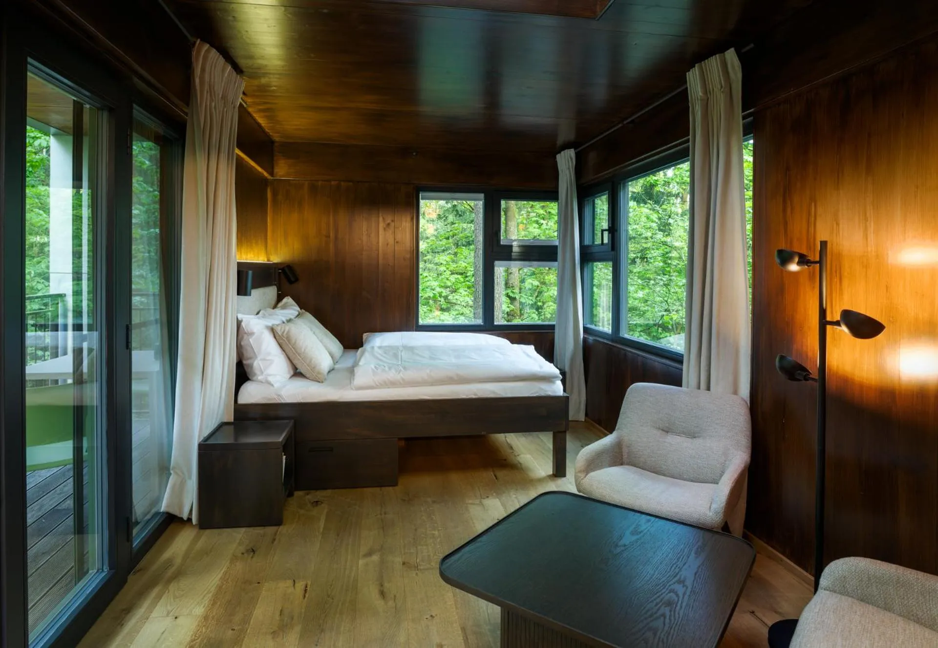 Bed in edelførst Baumhäuser