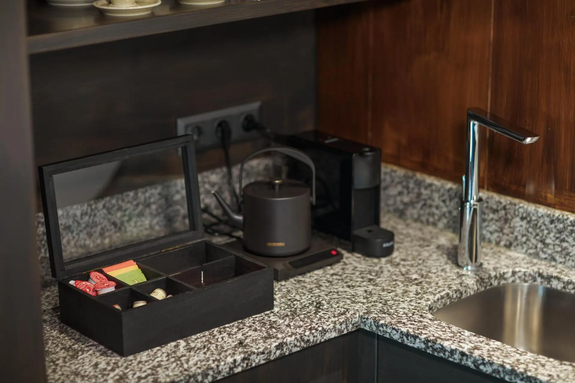 Coffee/tea facilities in edelførst Baumhäuser