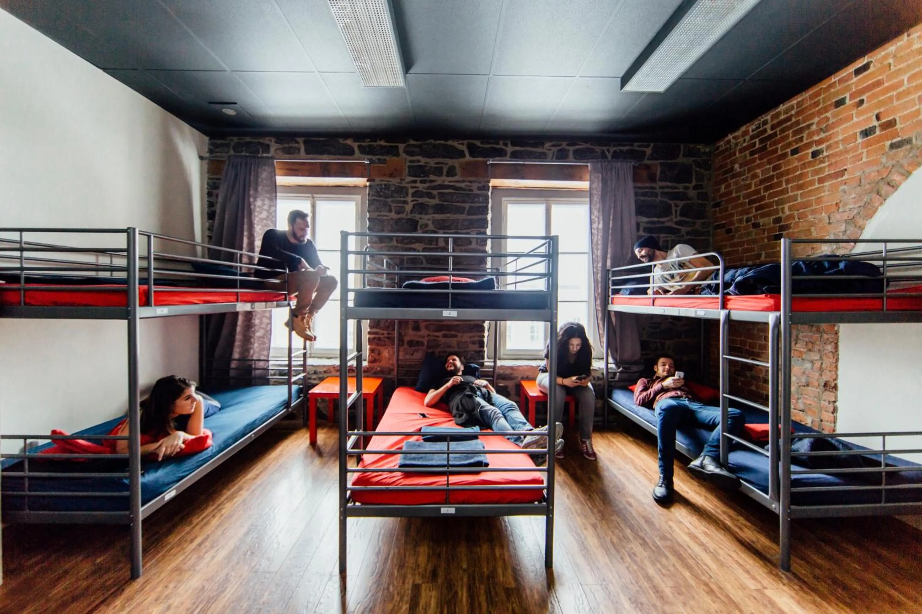People, Bed in Alt Hostel