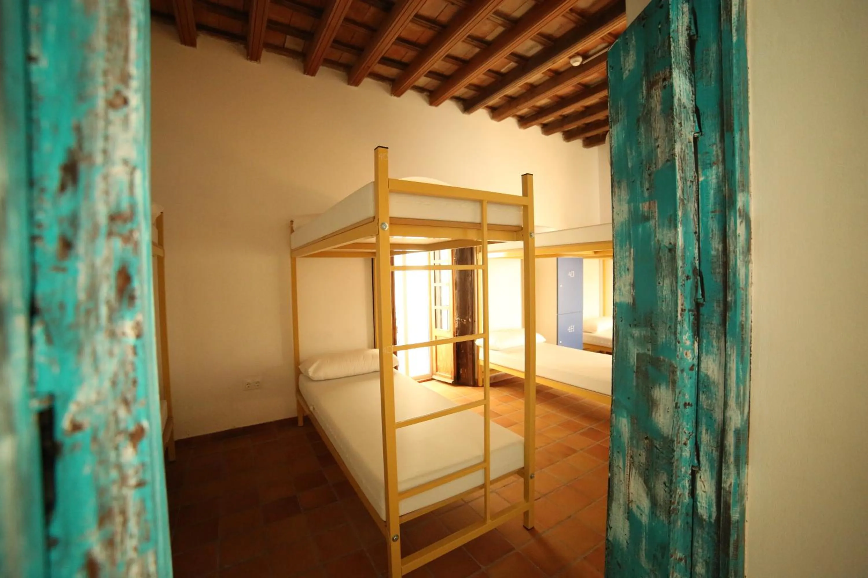 Bedroom, Bed in Wake up in Tarifa Hostel & Restaurant Lounge