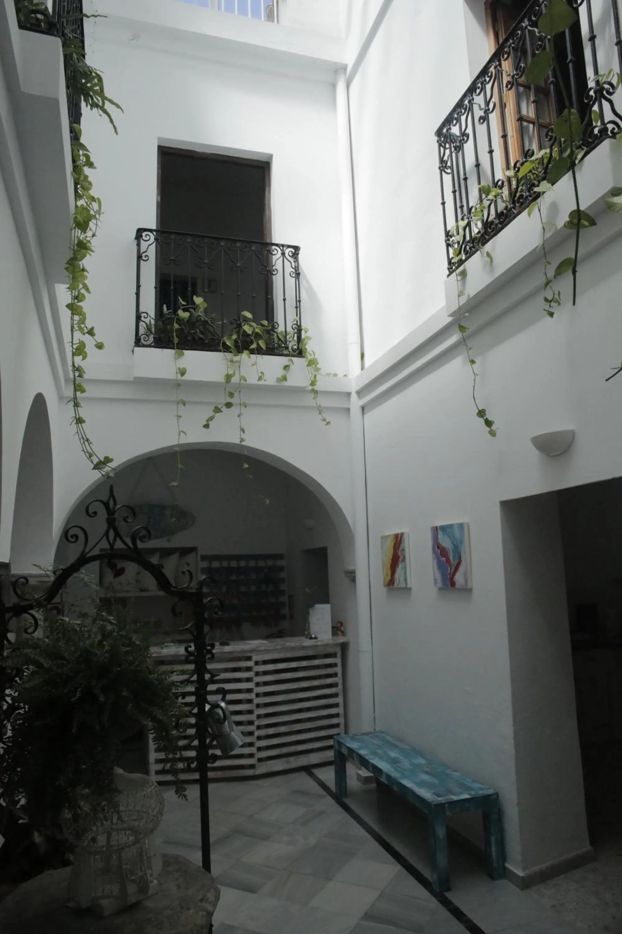 Patio in Wake up in Tarifa Hostel & Restaurant Lounge