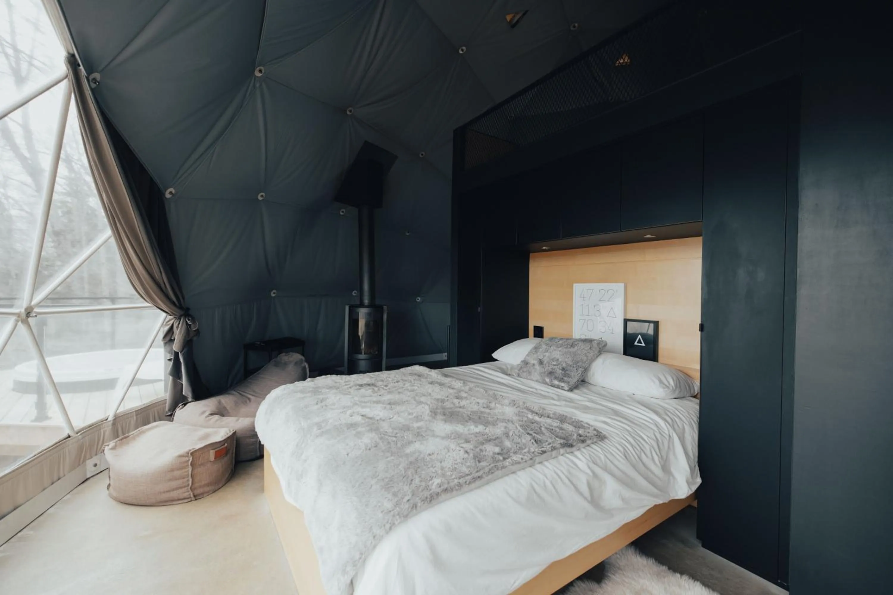 Bed in Dômes Charlevoix