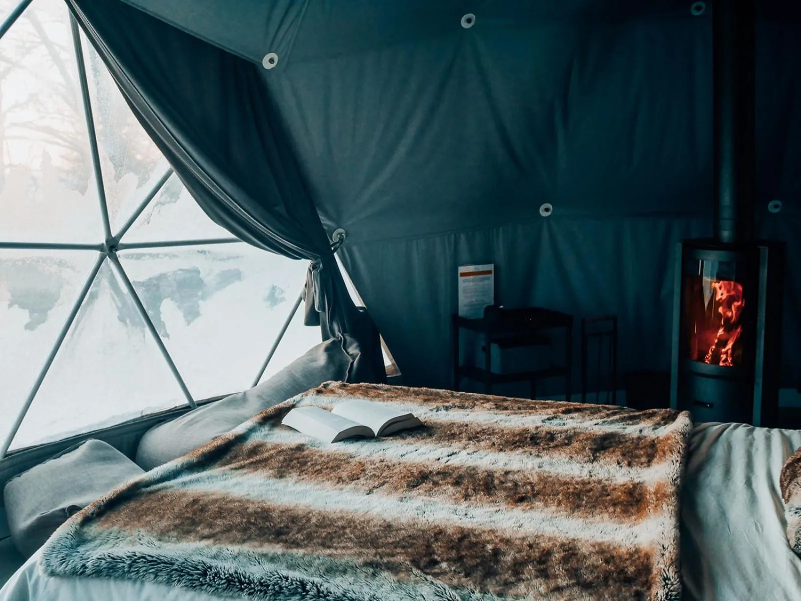 Bed in Dômes Charlevoix