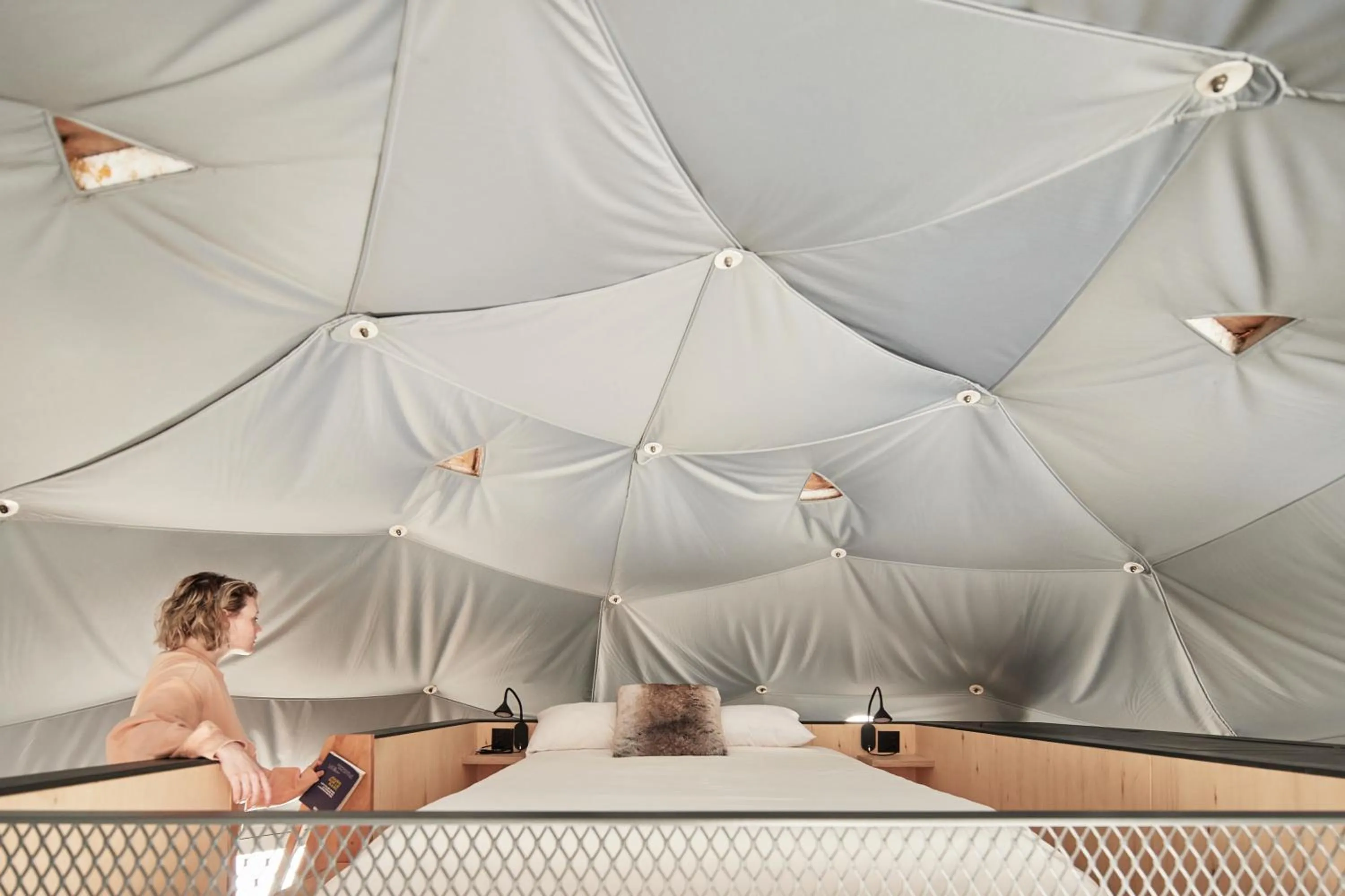 bunk bed in Dômes Charlevoix