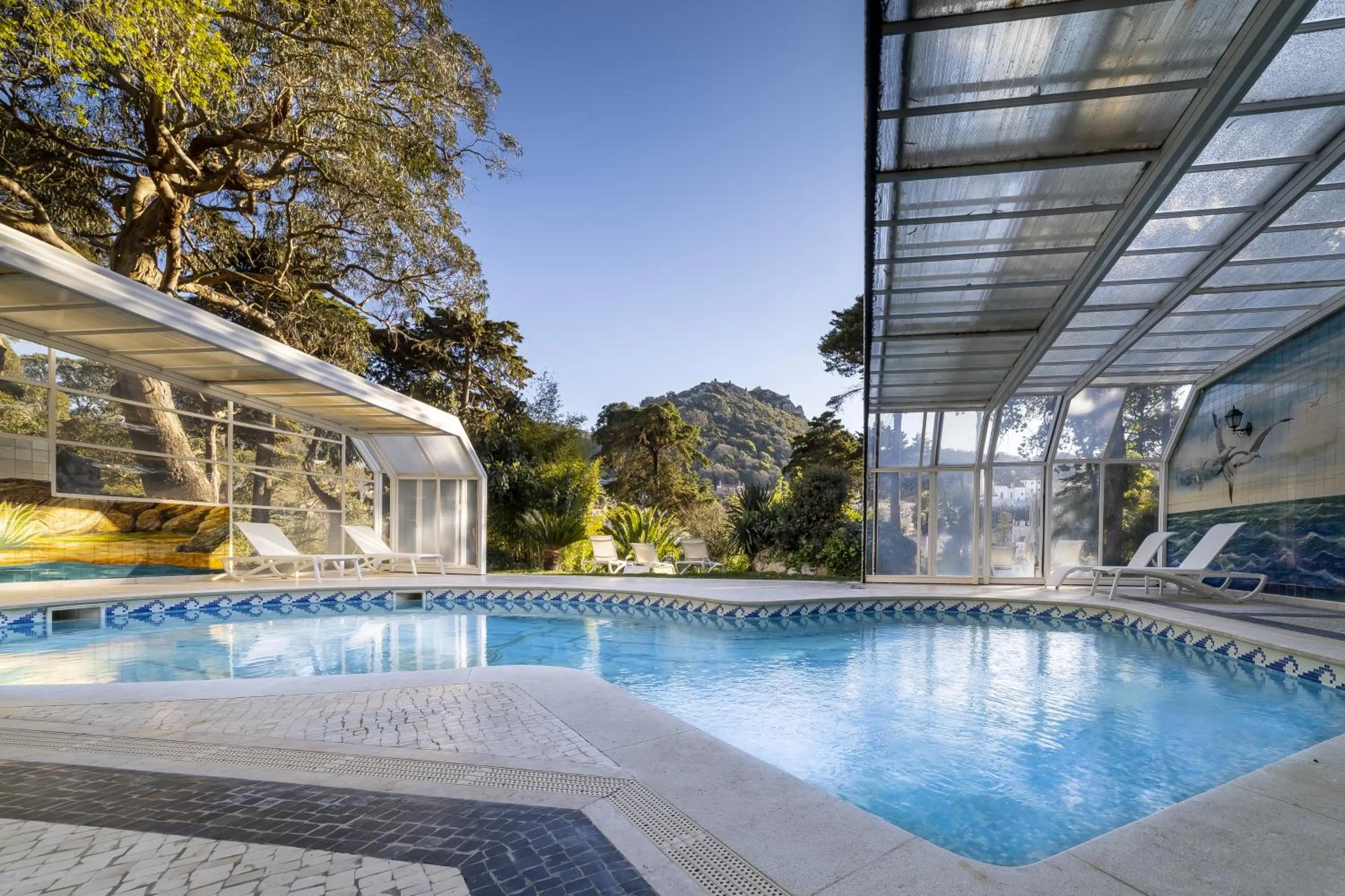 Pool view in Sintra Marmoris Palace