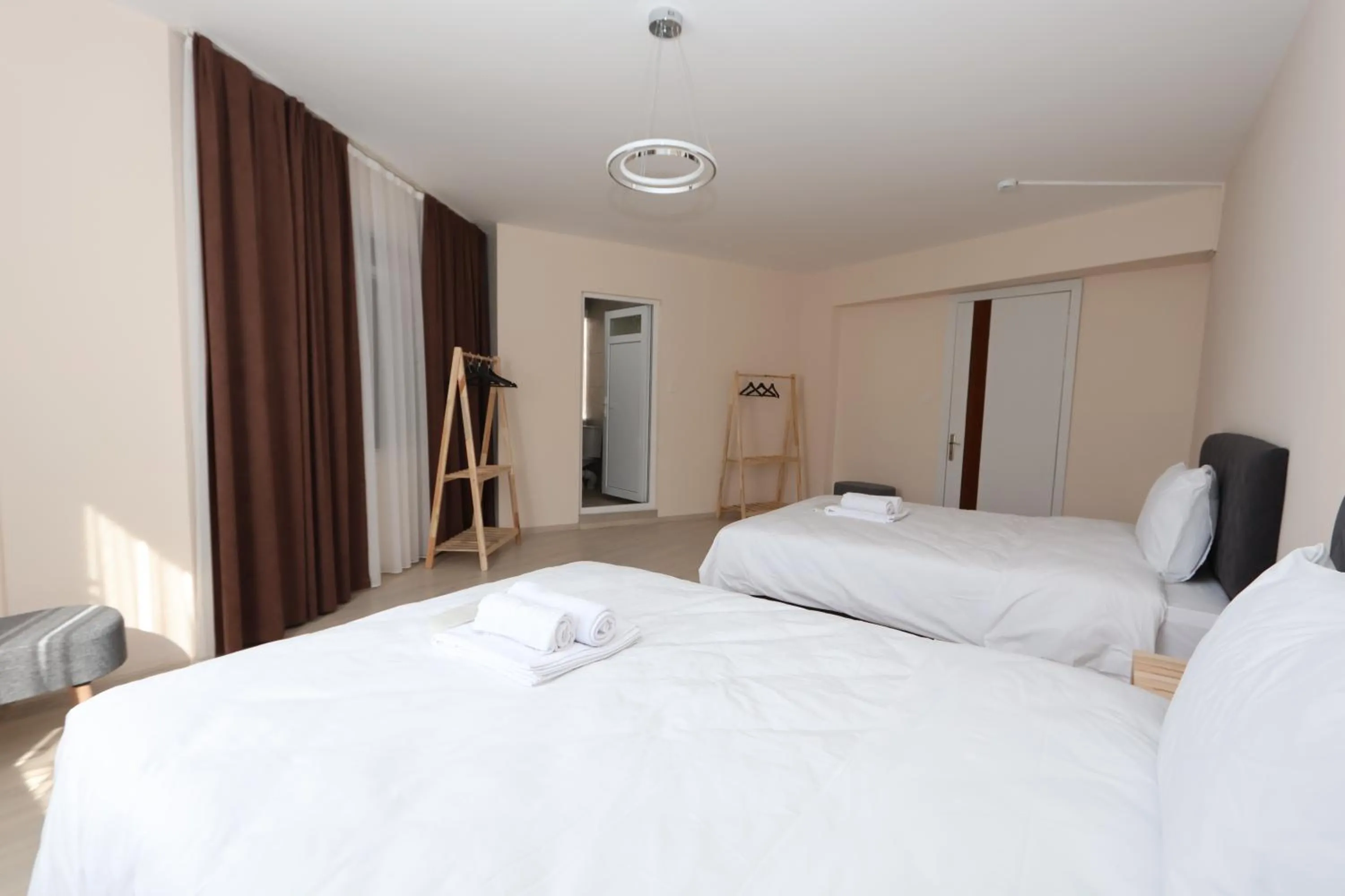 Bed in Blue Life Hotel