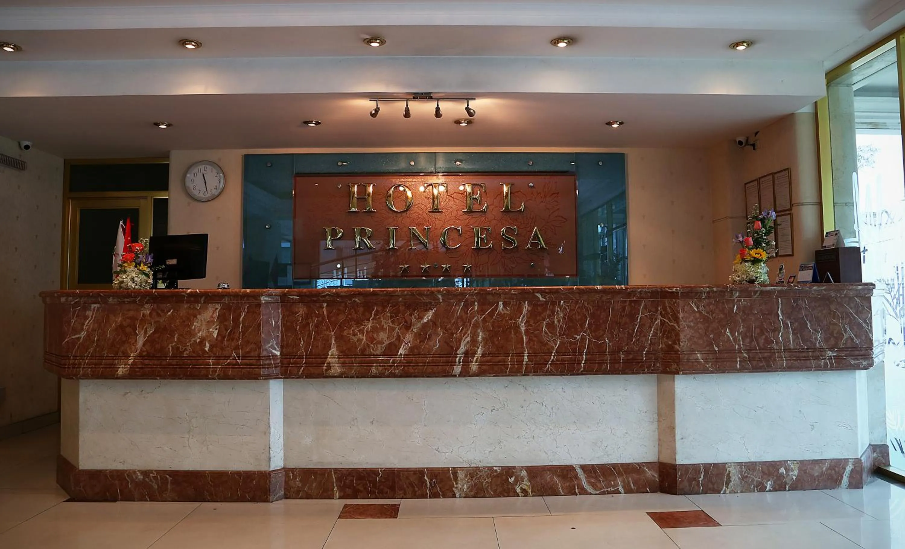 Lobby or reception in Hotel Princesa