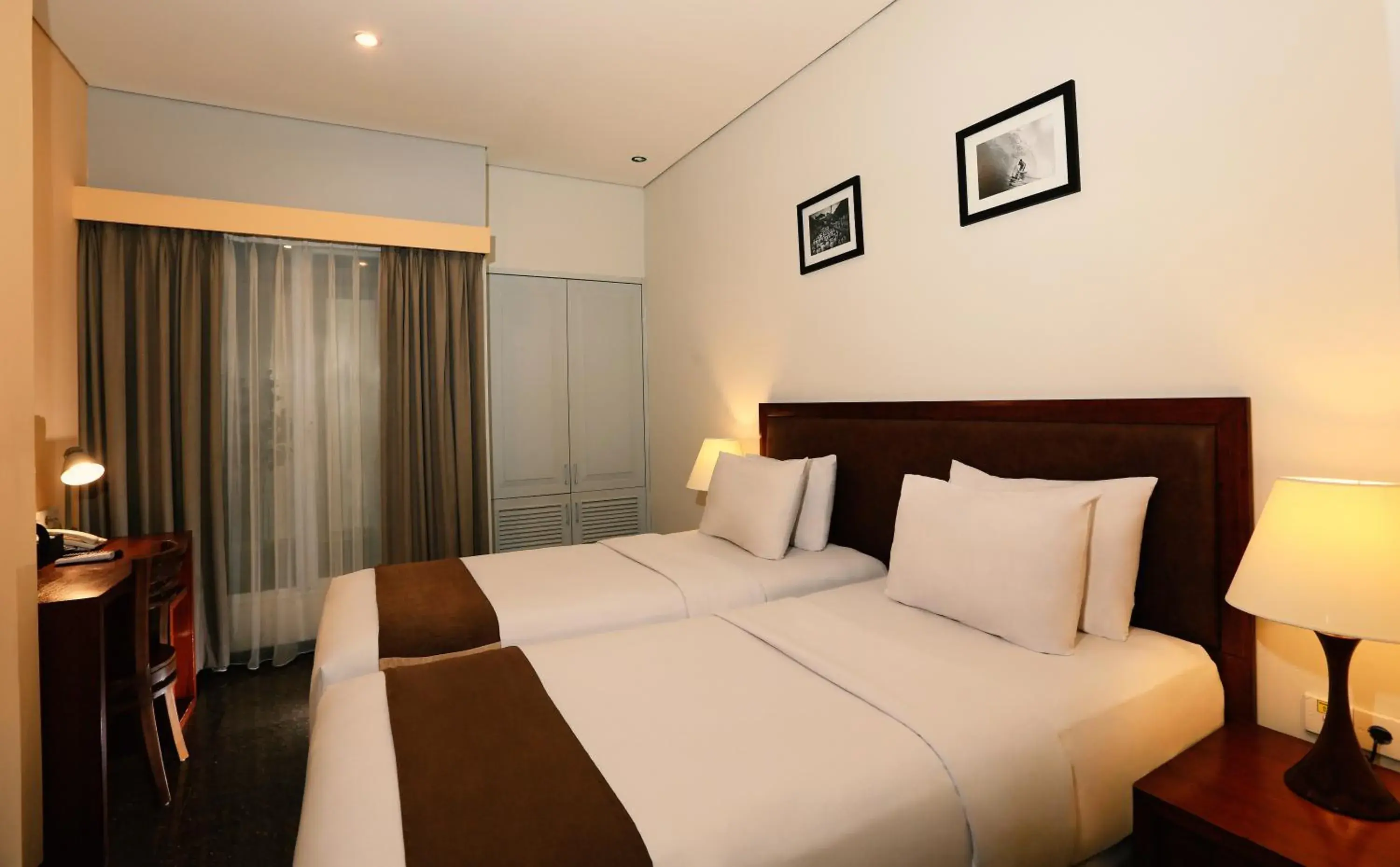 Bed in Kutabex Beachfront Hotel Bed in Kutabex Beachfront Hotel