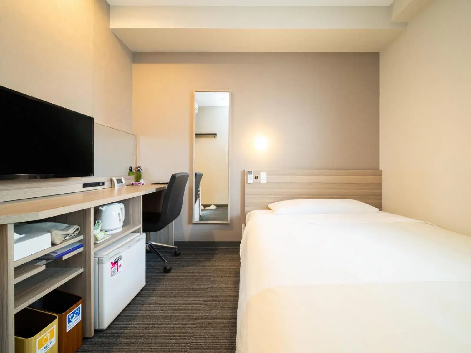 Bed in Super Hotel Shinyokohama Bed in Super Hotel Shinyokohama