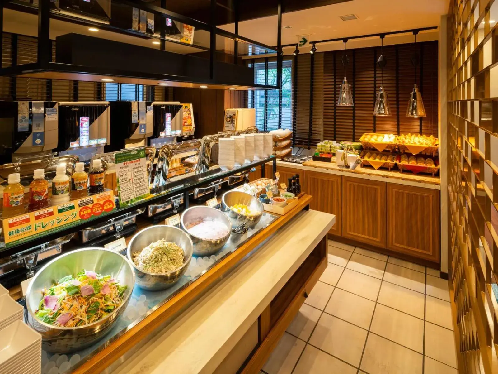 Buffet breakfast in Super Hotel Shinyokohama Buffet breakfast in Super Hotel Shinyokohama