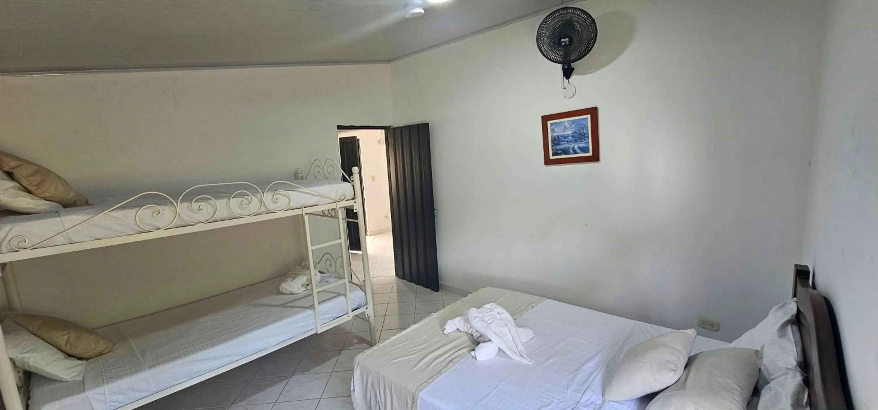 Bed in Cabañas Cafeteras Cerritos