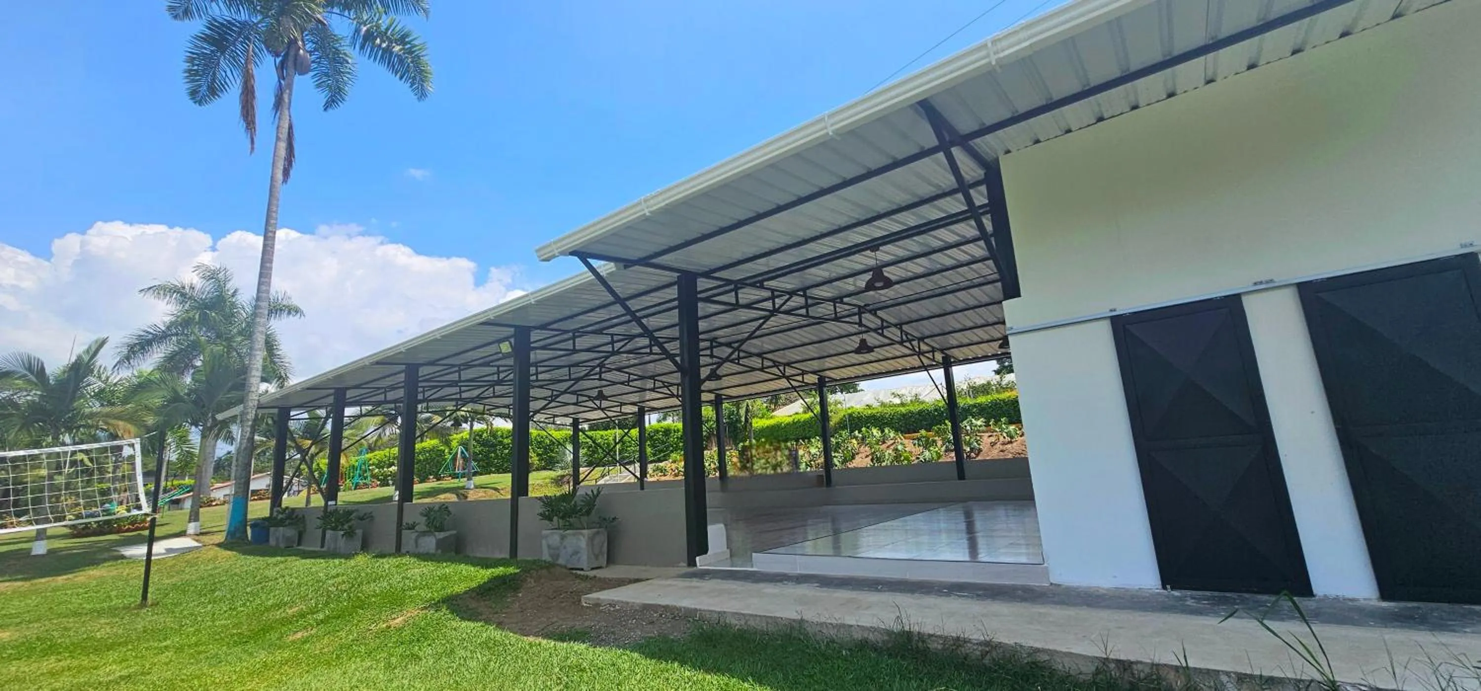 Patio in Cabañas Cafeteras Cerritos