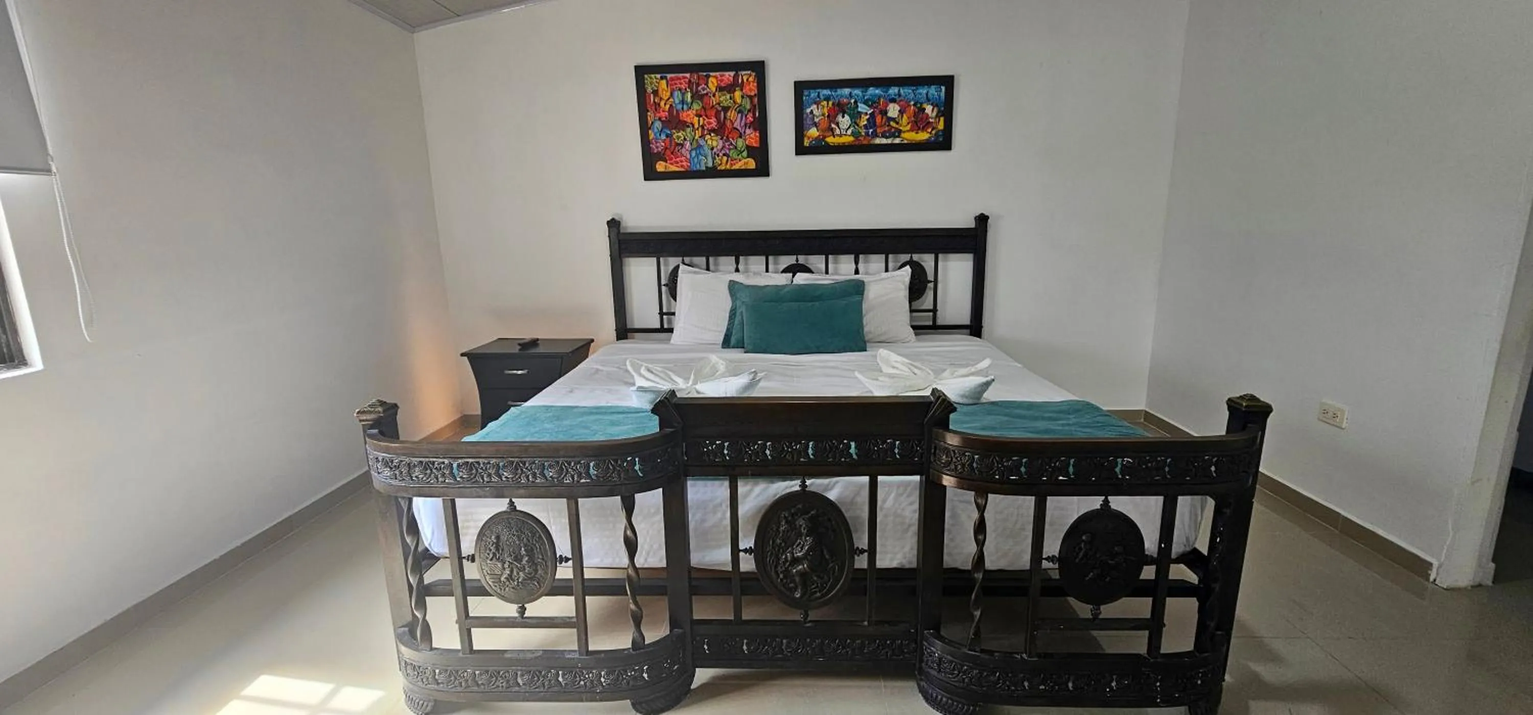 Bed in Cabañas Cafeteras Cerritos