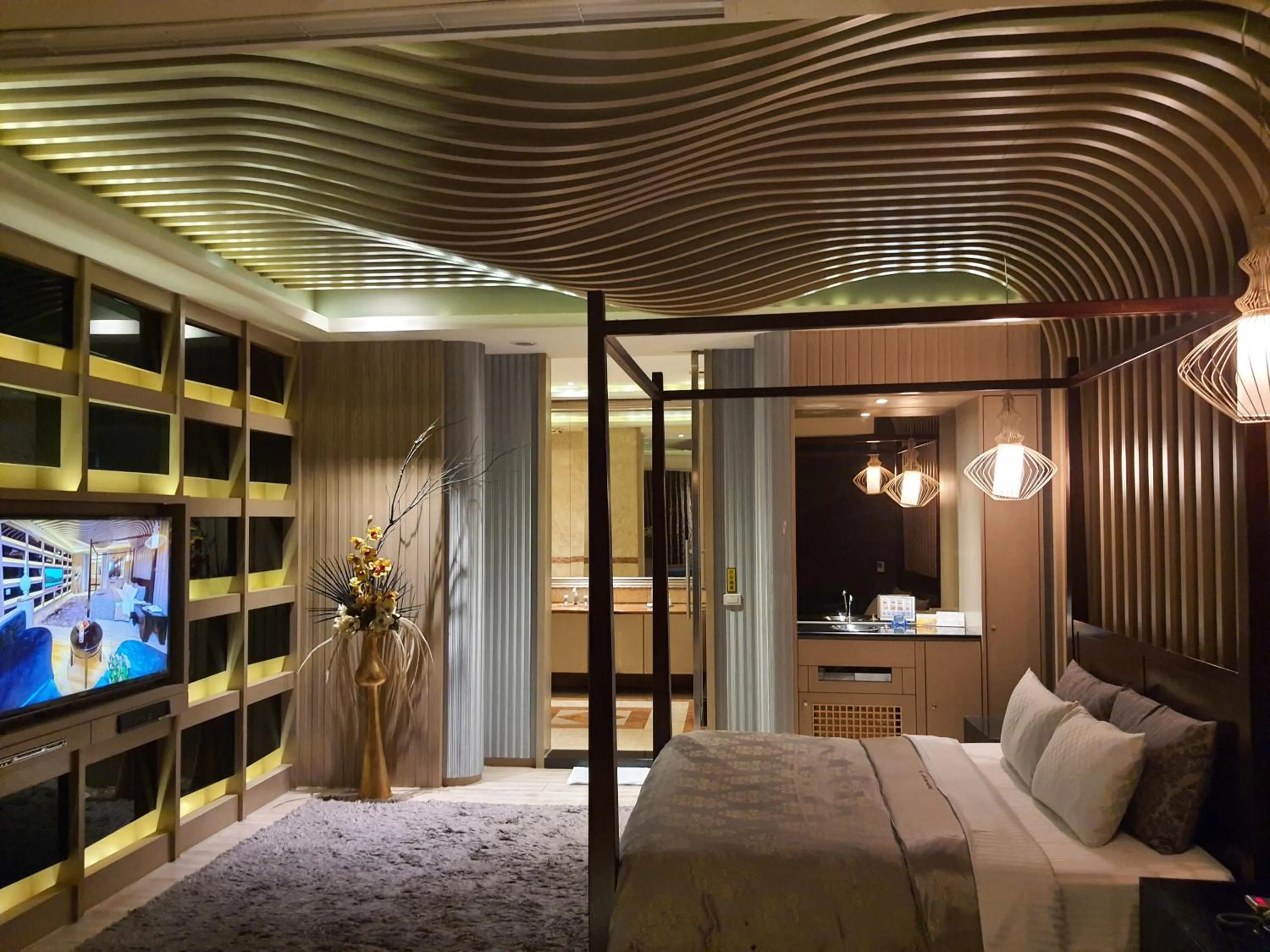 Photo of the whole room, Bed in Jinsha Motel