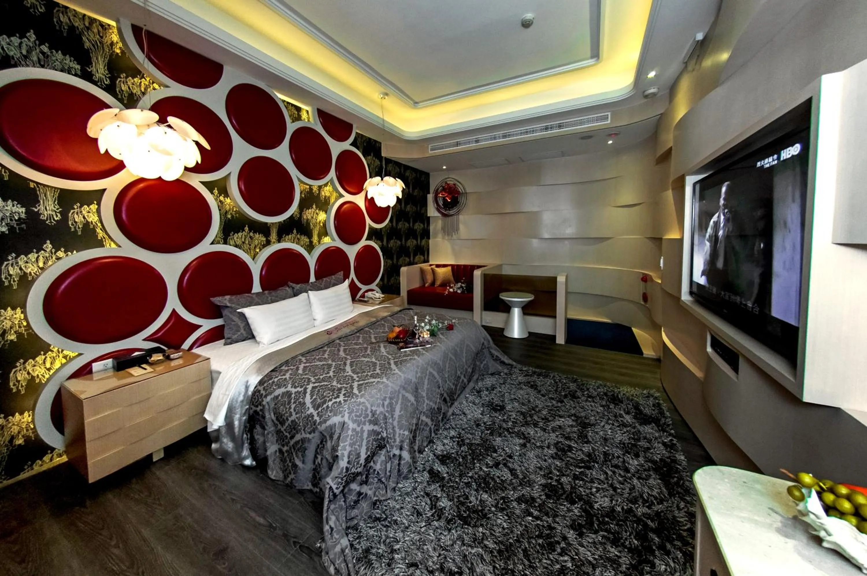 Photo of the whole room, Bed in Jinsha Motel