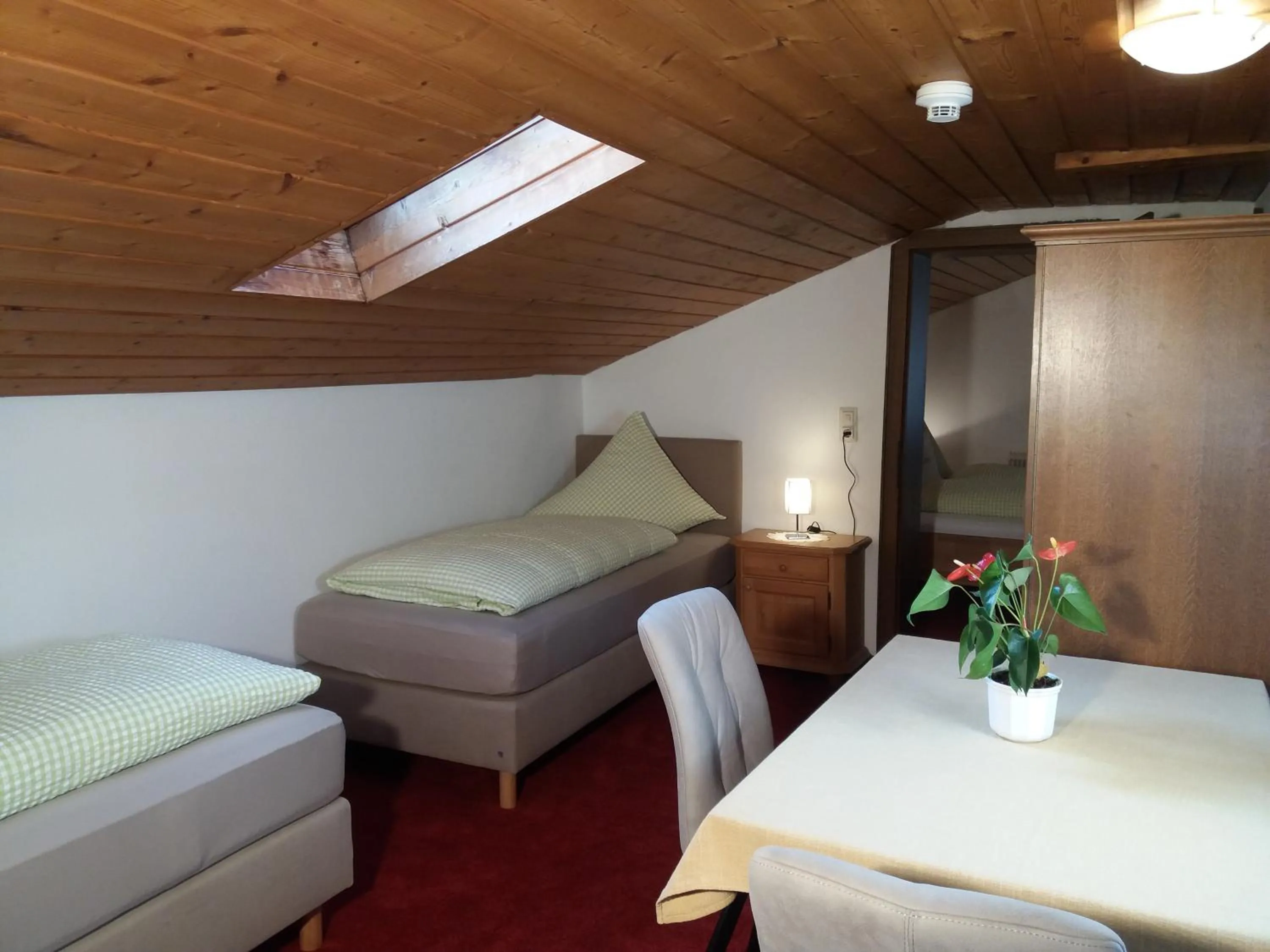 Bedroom, Bed in Pension Sonnenhof