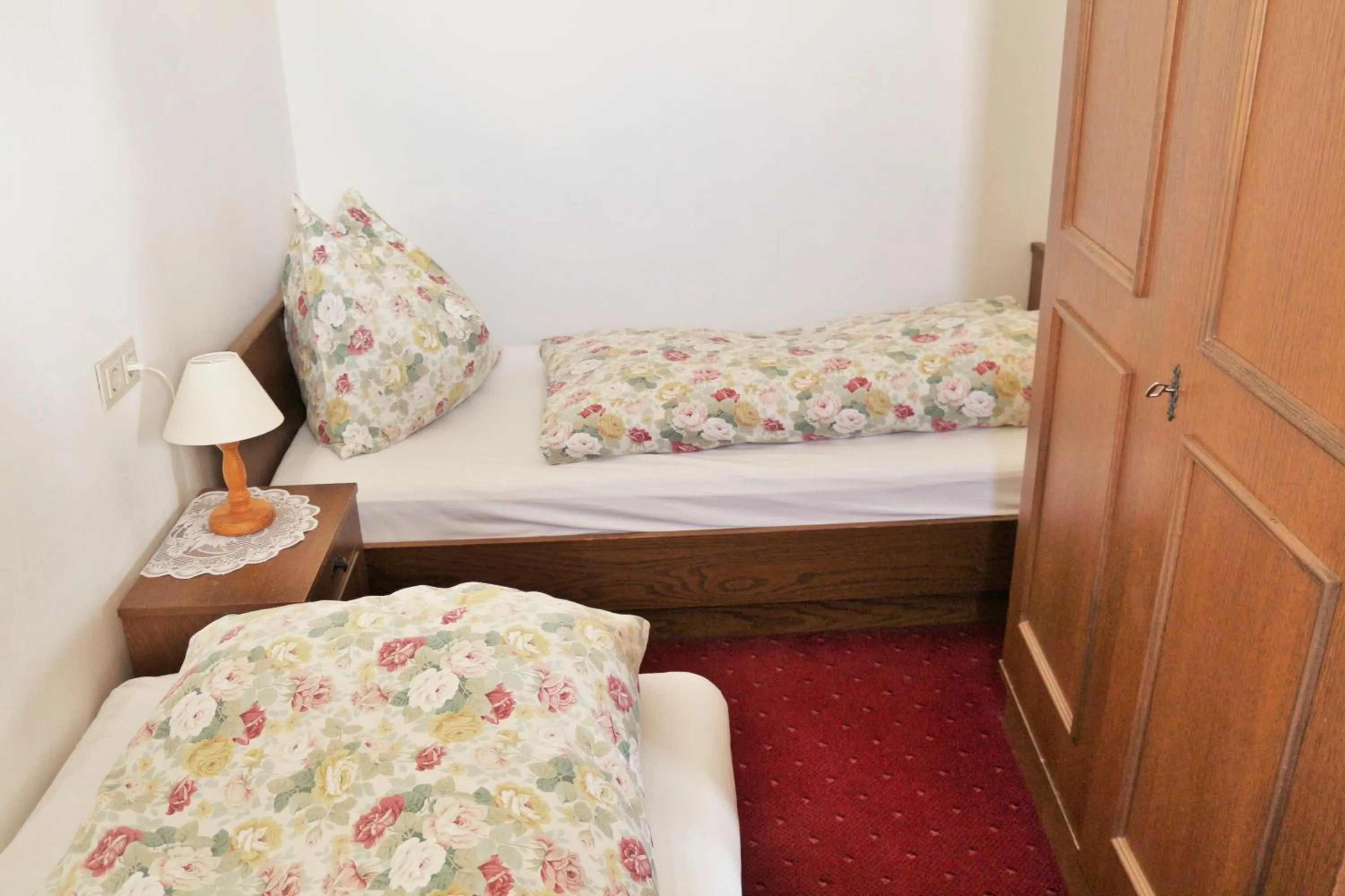Decorative detail, Bed in Pension Sonnenhof