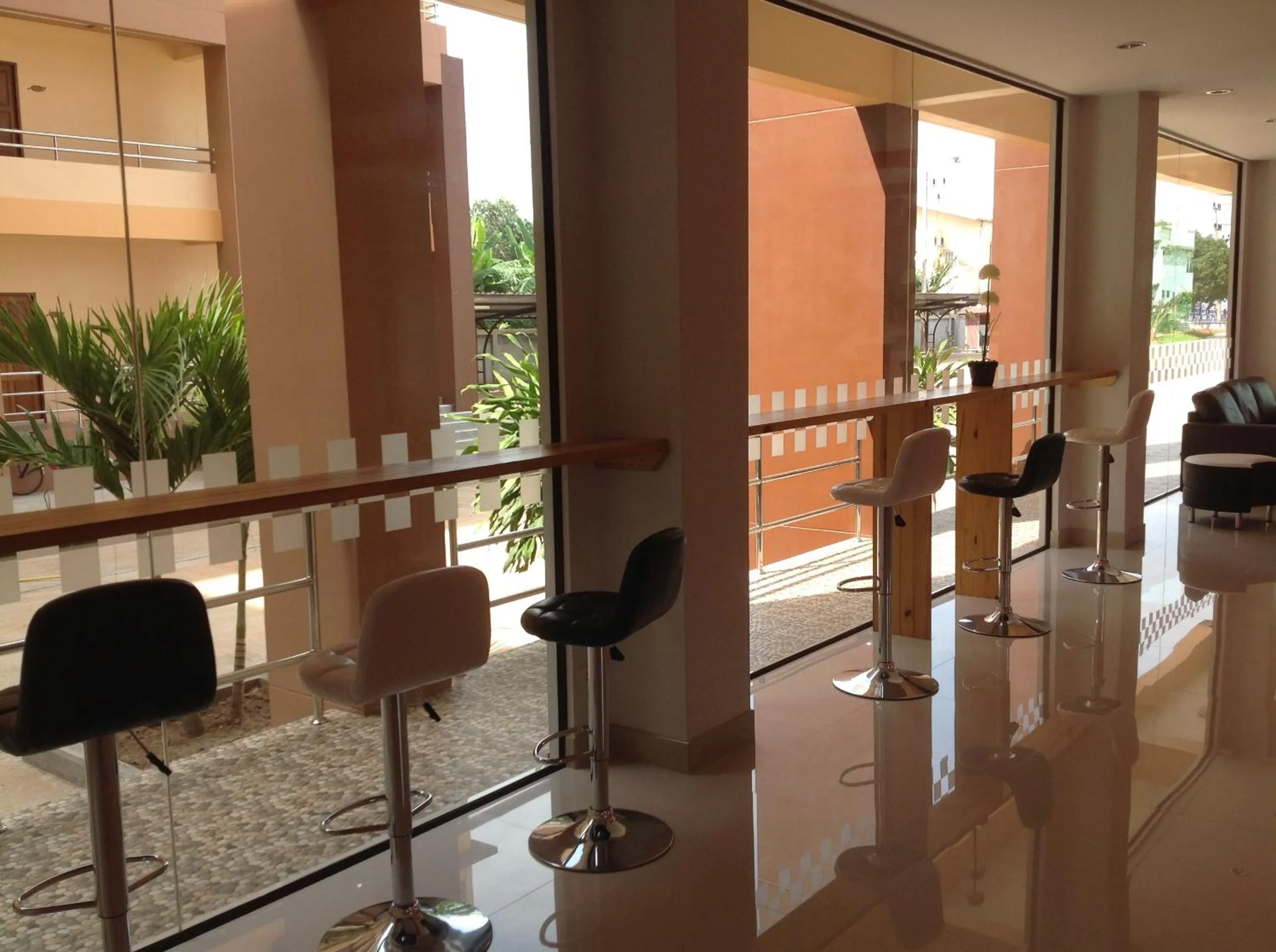 Seating area in Perfect Place Hotel