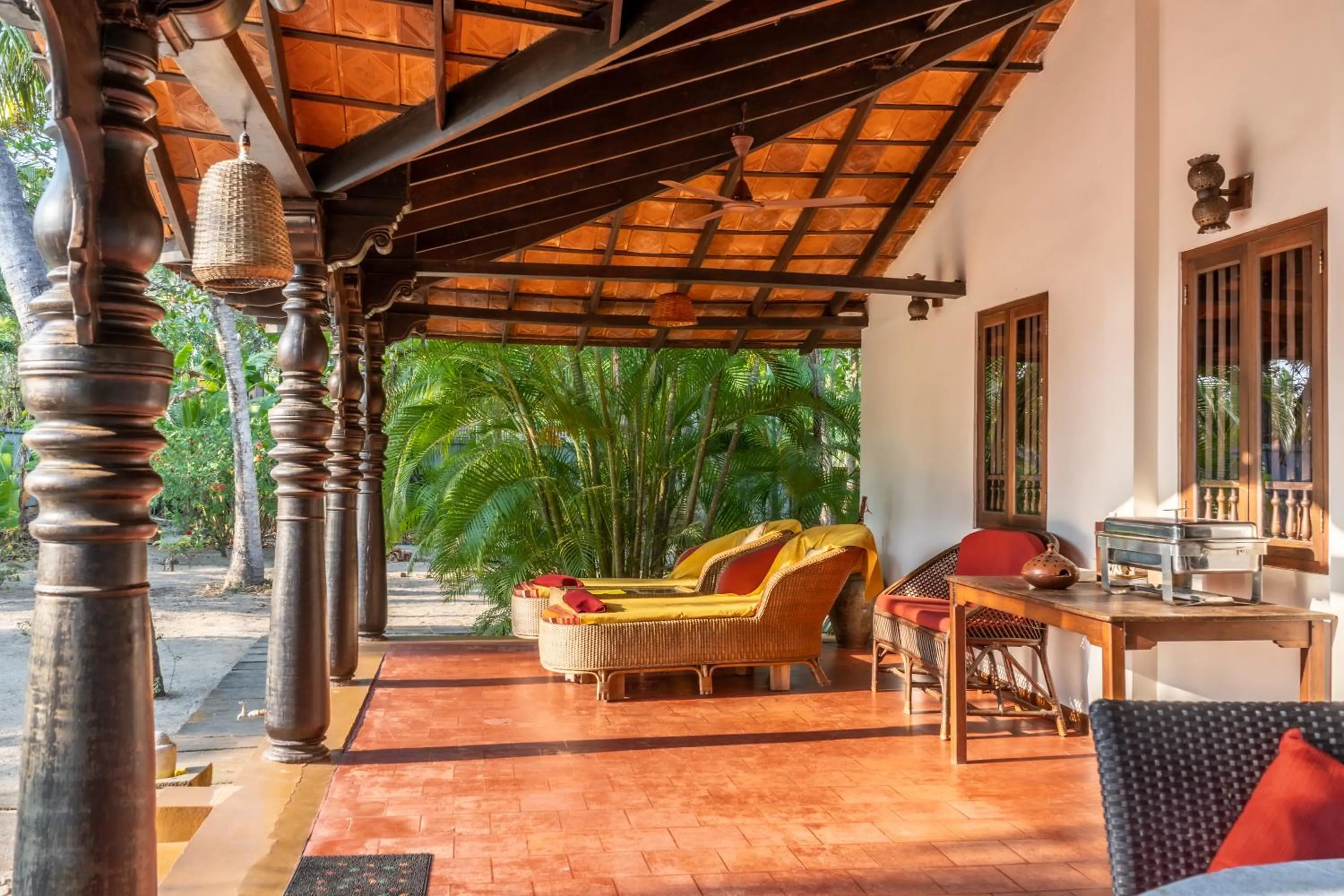 Patio in Amritara A Beach Symphony