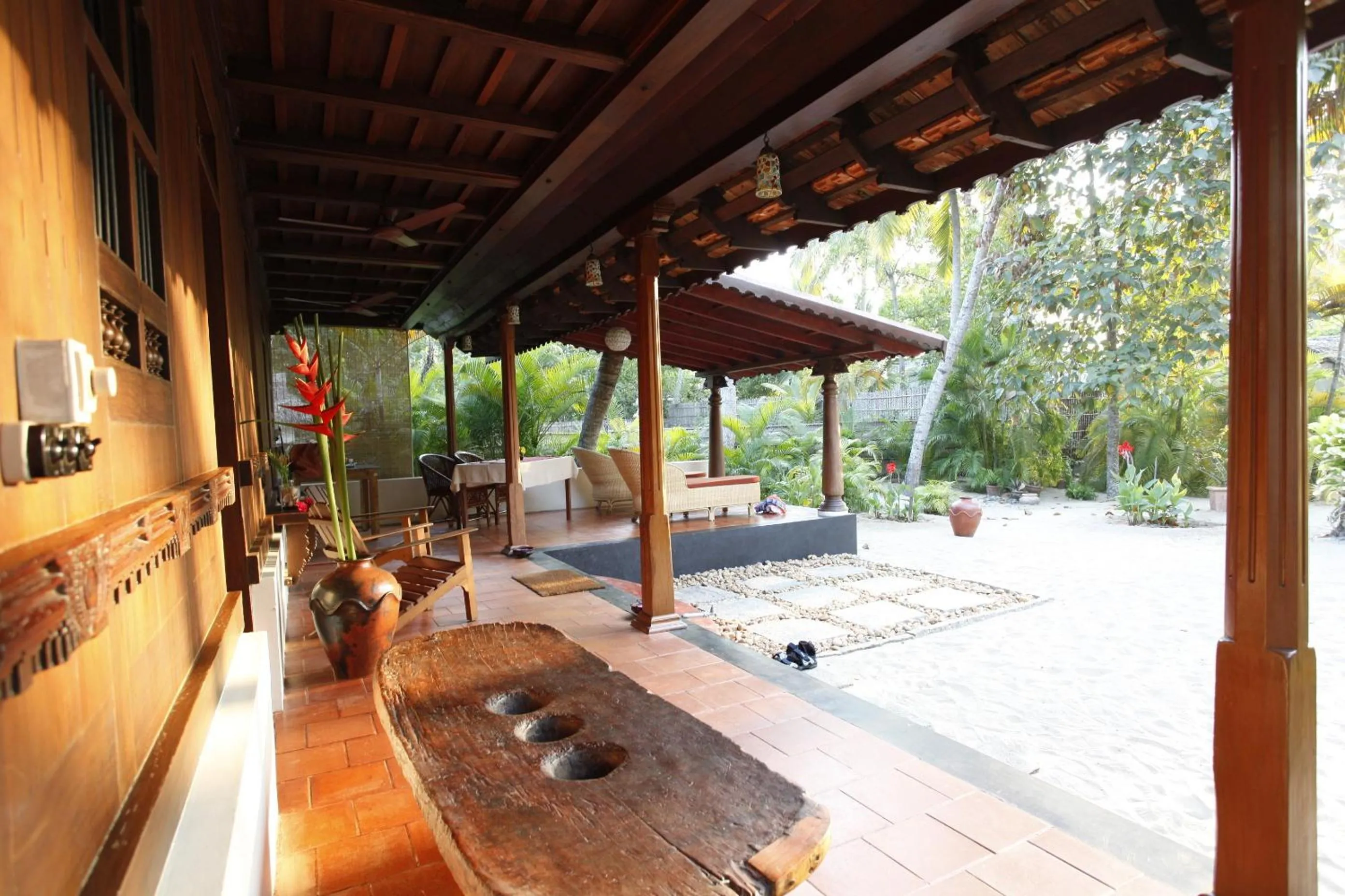 Patio in Amritara A Beach Symphony