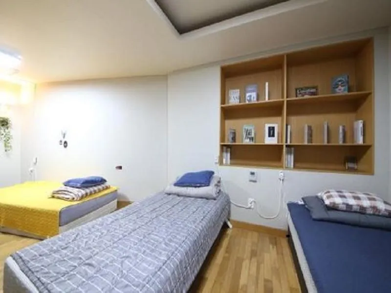 Bed in Halla guest house