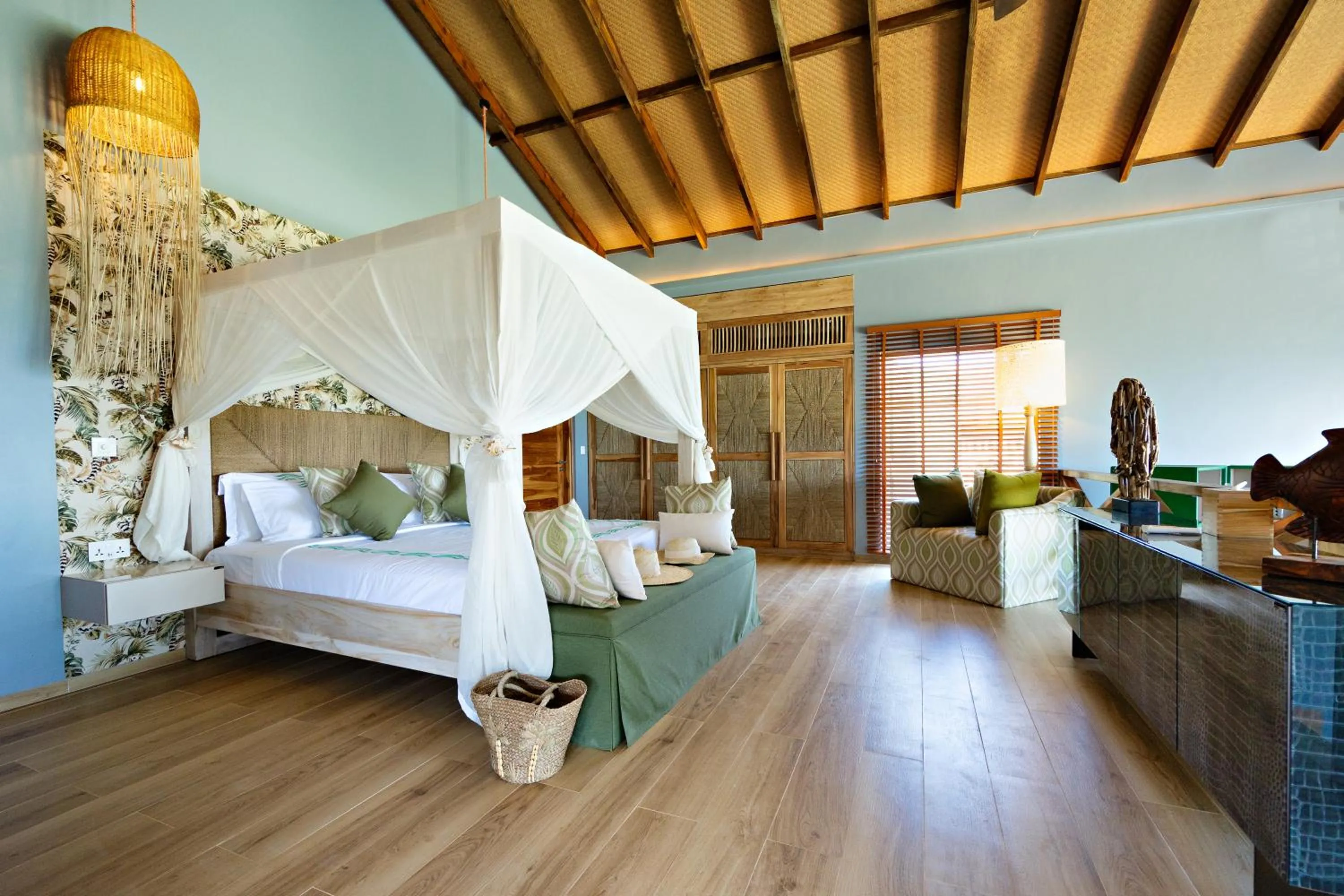 Bed in Bawe Island Zanzibar
