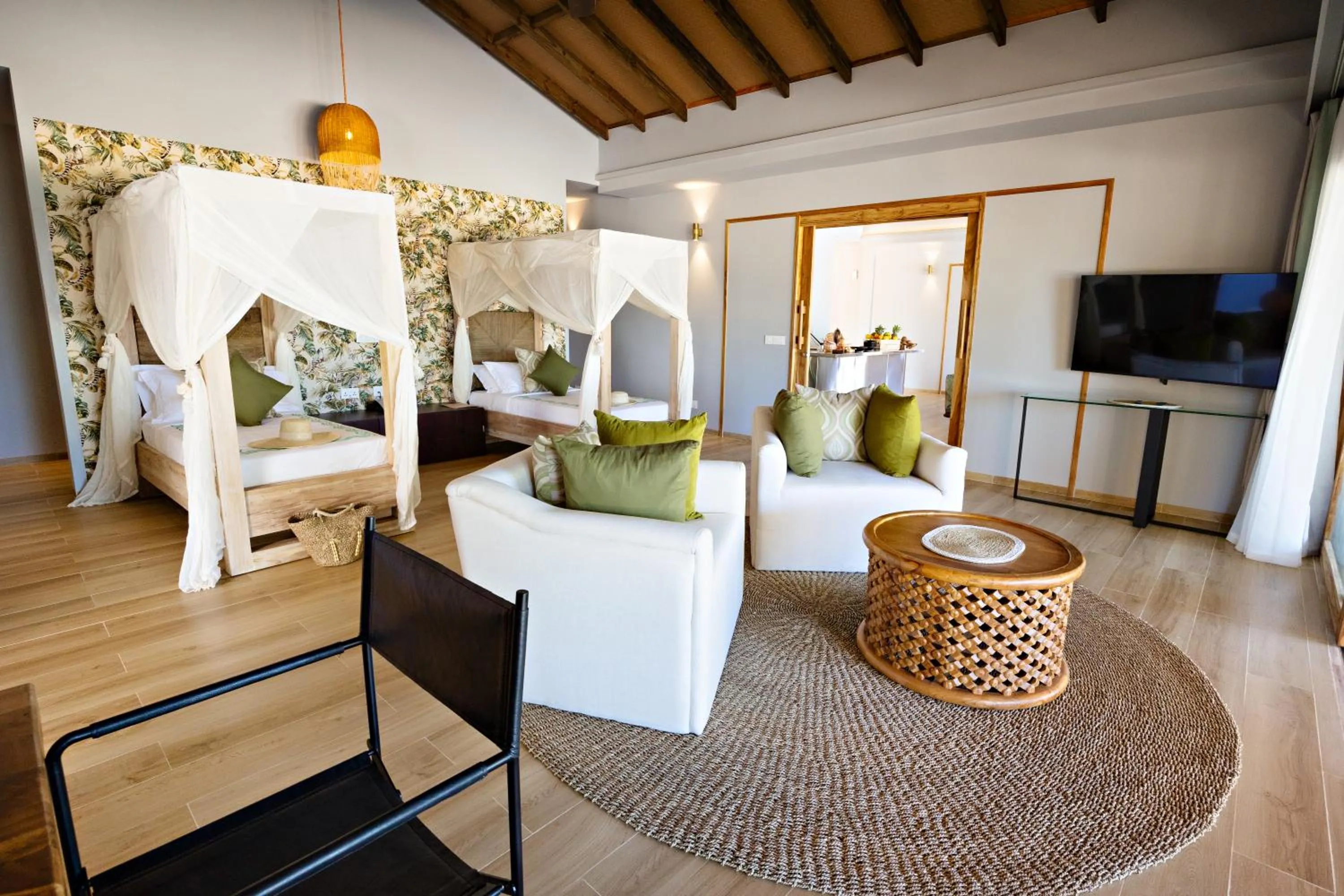 Bedroom, Bed in Bawe Island Zanzibar