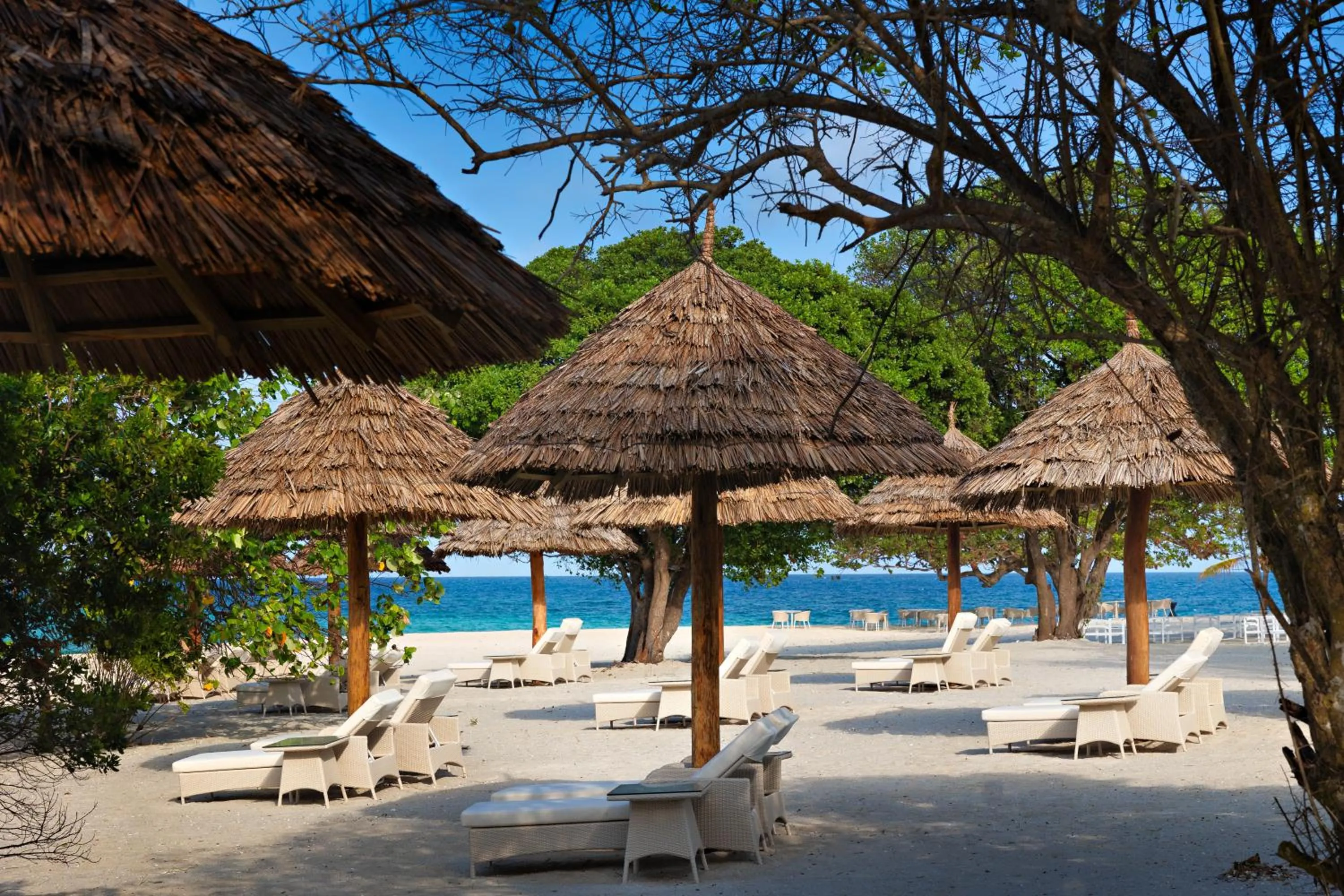 Beach in Bawe Island Zanzibar