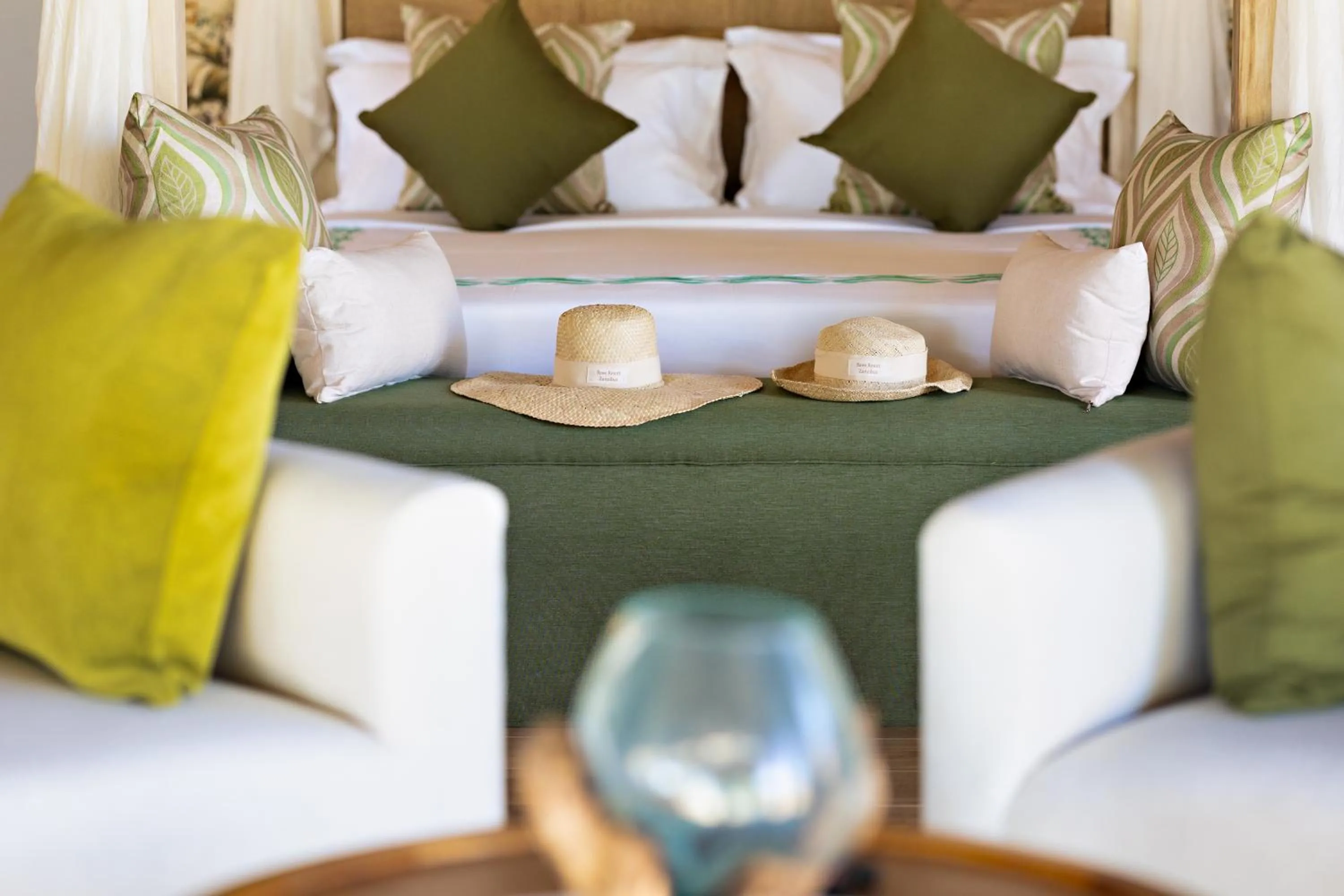 Bedroom, Bed in Bawe Island Zanzibar