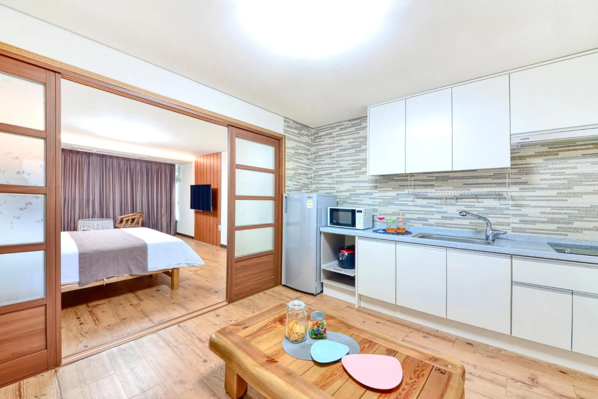 Bed in The Raon Pension