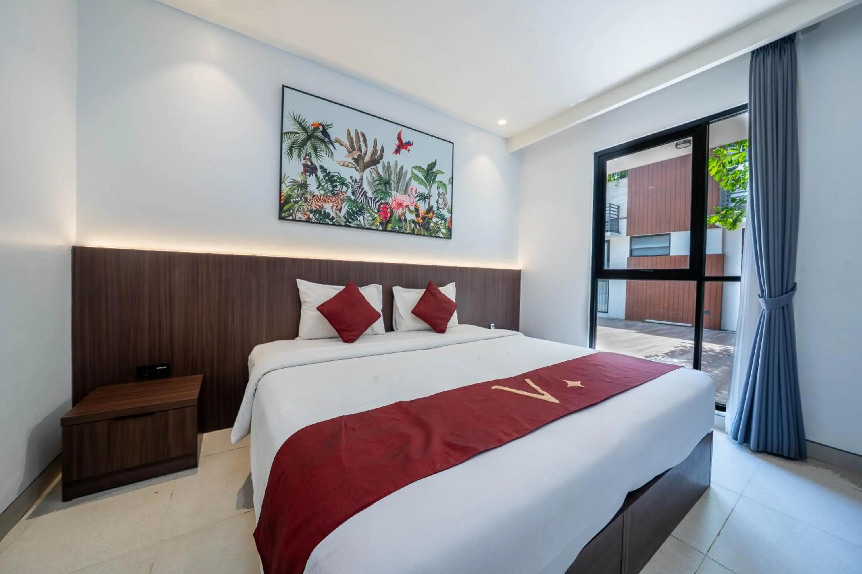 Bedroom, Bed in ValStar Hotel Canggu