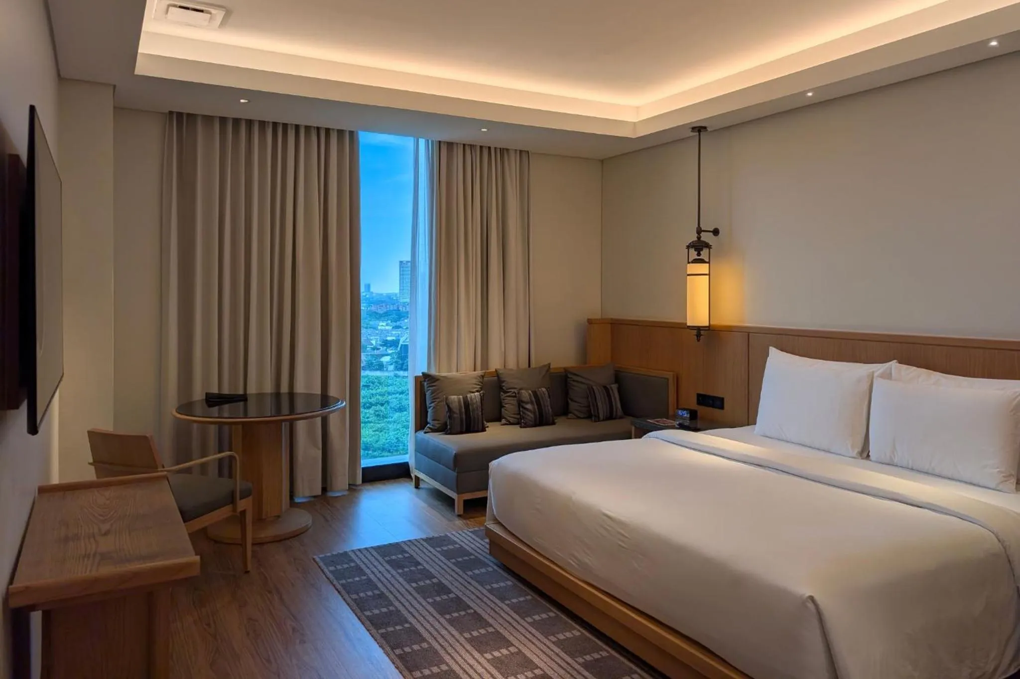 Bed in Hotel Tentrem Jakarta