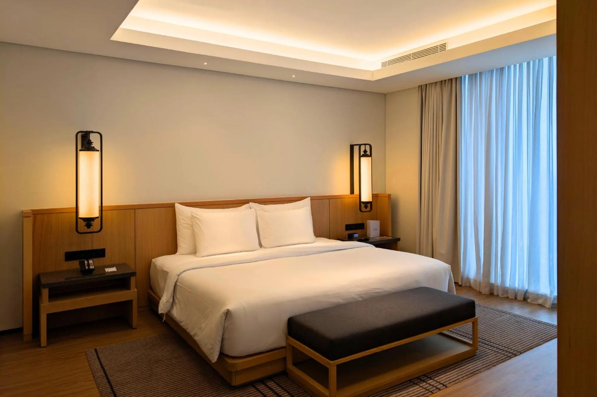 Bed in Hotel Tentrem Jakarta