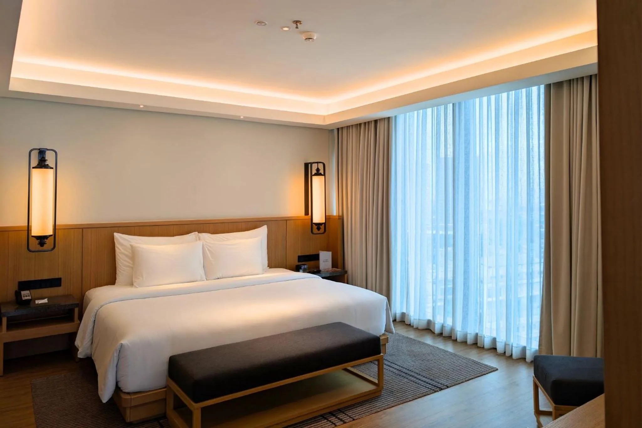 Bed in Hotel Tentrem Jakarta