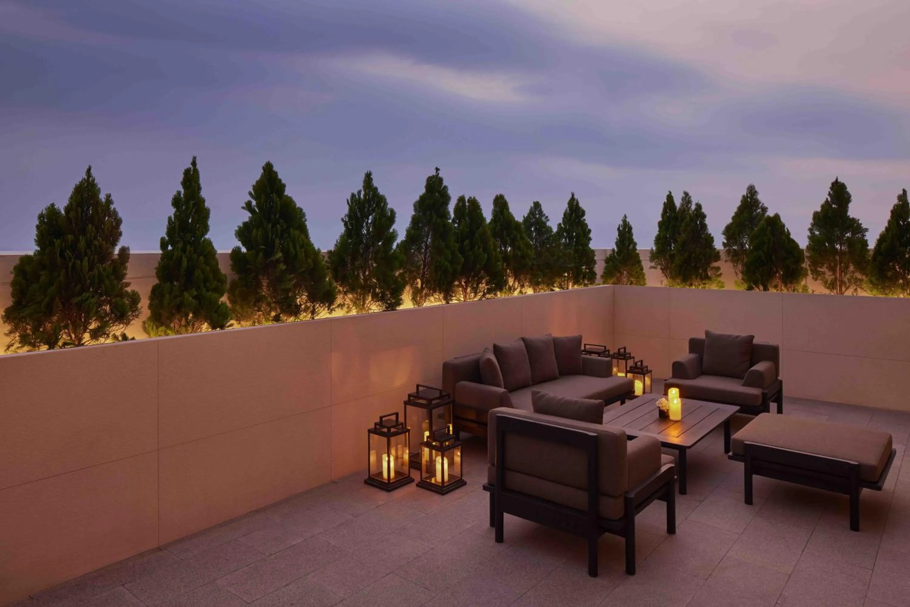 Balcony/Terrace in Hotel Tentrem Jakarta