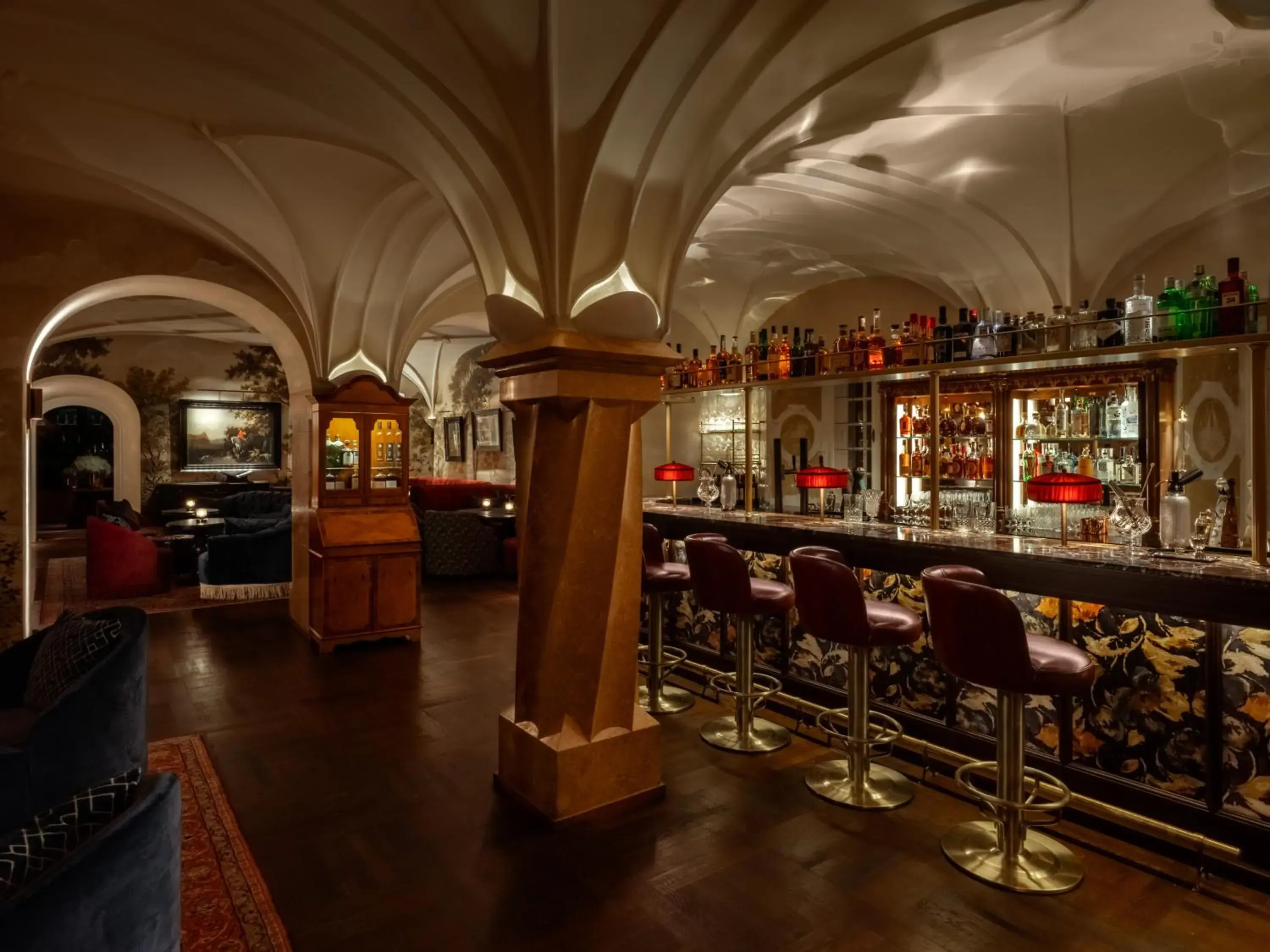 Lounge or bar in Rosewood Schloss Fuschl Lounge or bar in Rosewood Schloss Fuschl