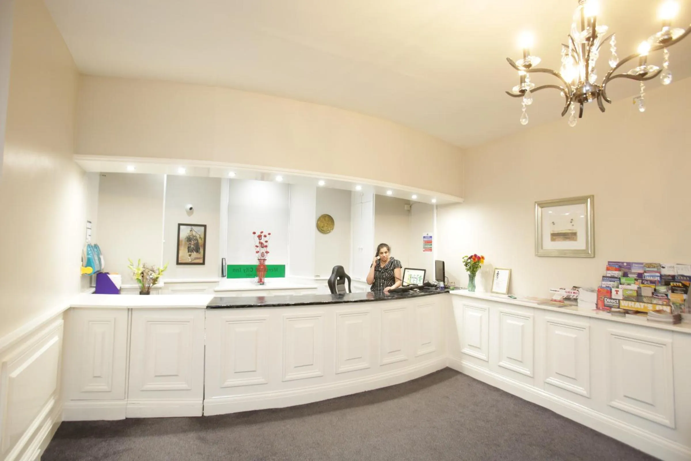 Lobby or reception in The Merchant City Inn