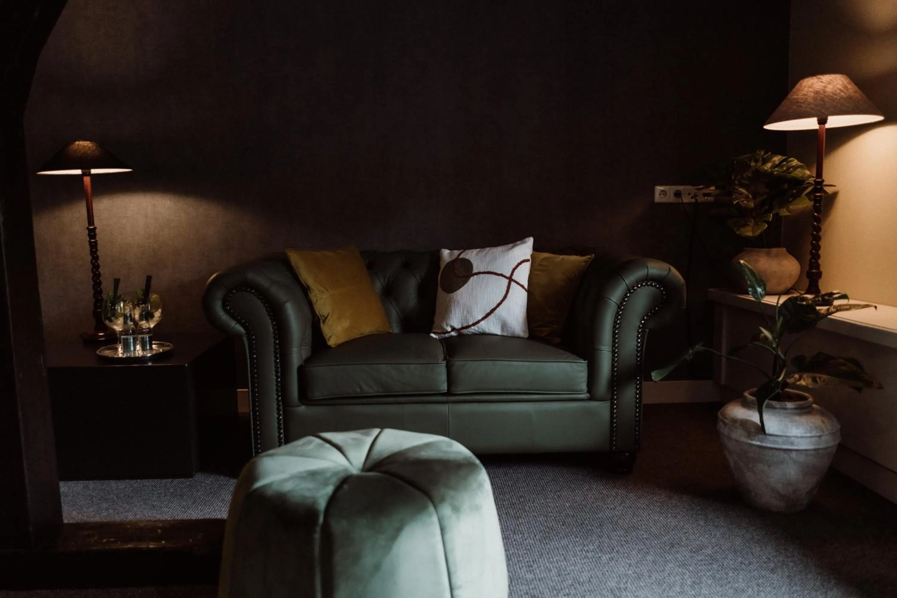 Seating area in Châteauhotel De Havixhorst