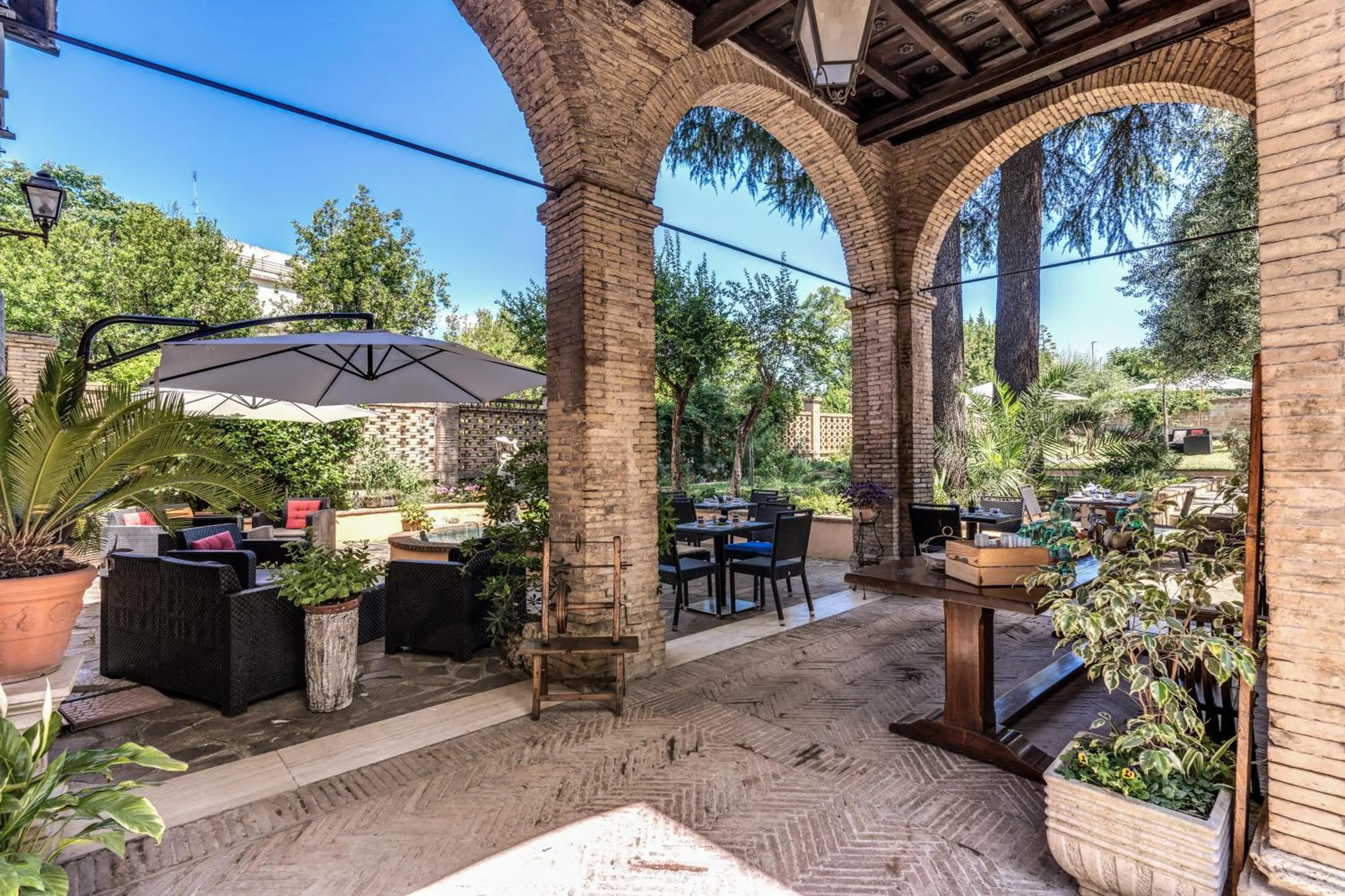 Patio in Villa Alberici