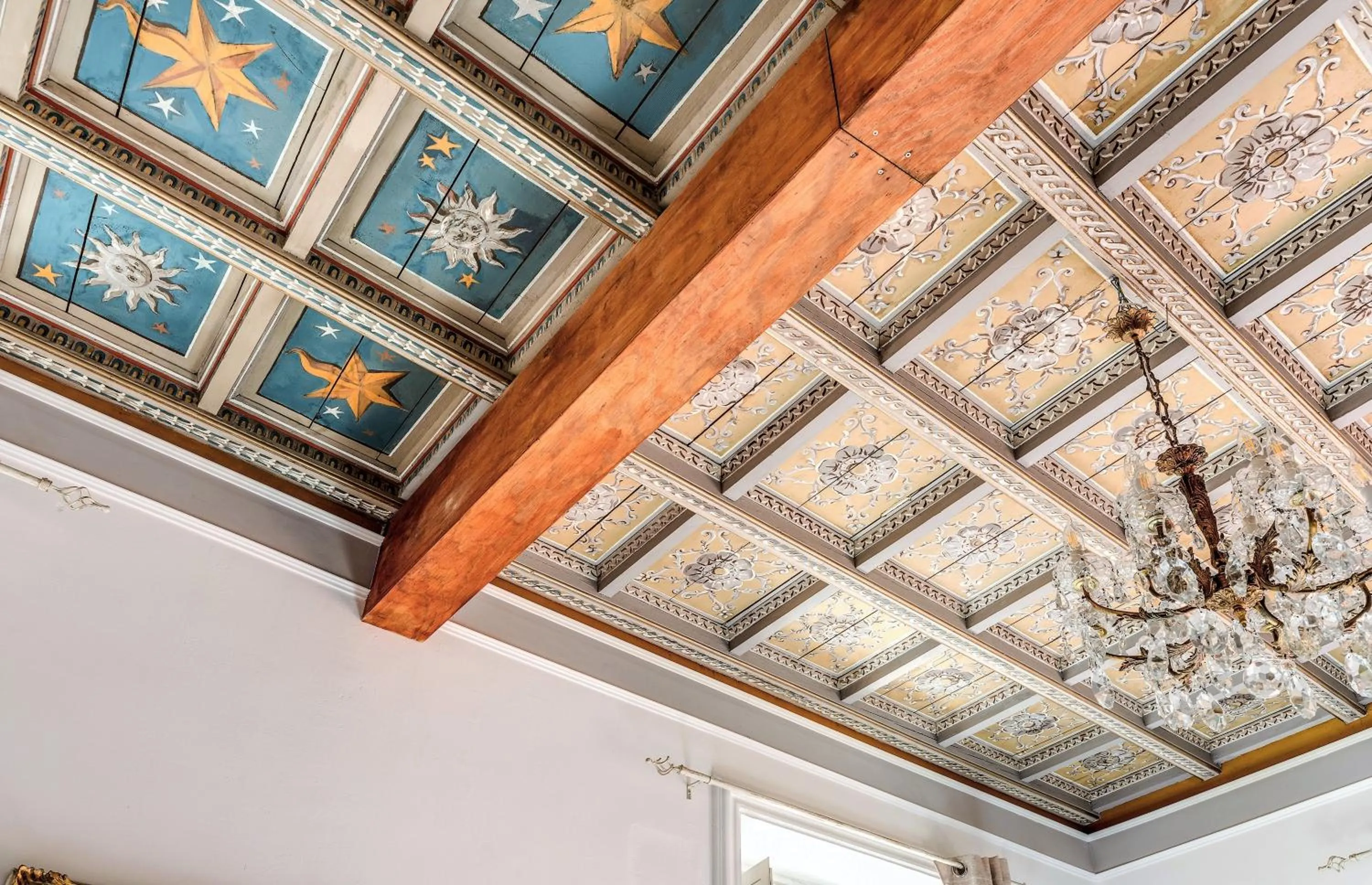 Decorative detail in Villa Alberici